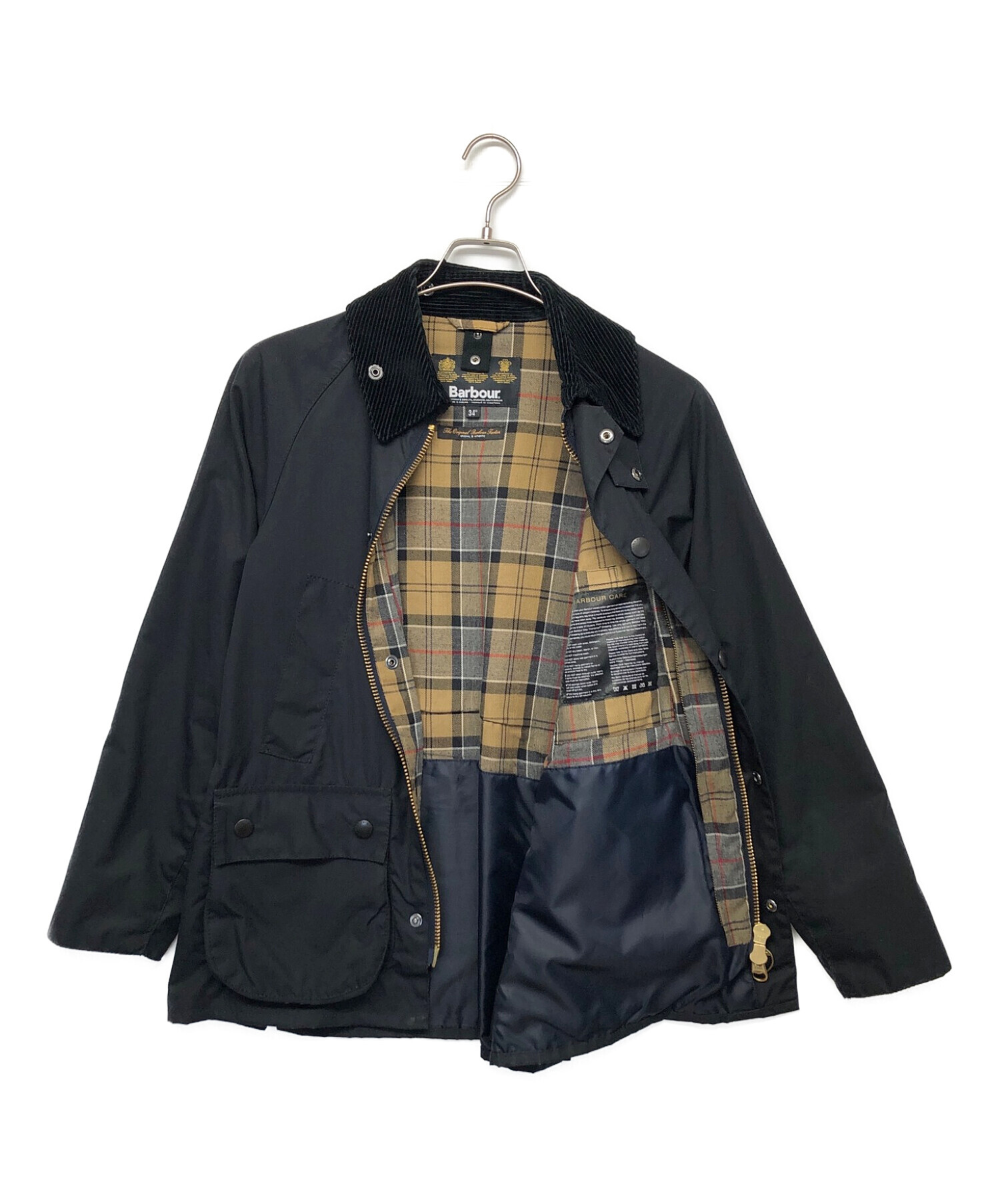 【中古・古着通販】Barbour (バブアー) オイルドジャケット ブラック サイズ:34｜ブランド・古着通販 トレファク公式【TREFAC  FASHION】スマホサイト