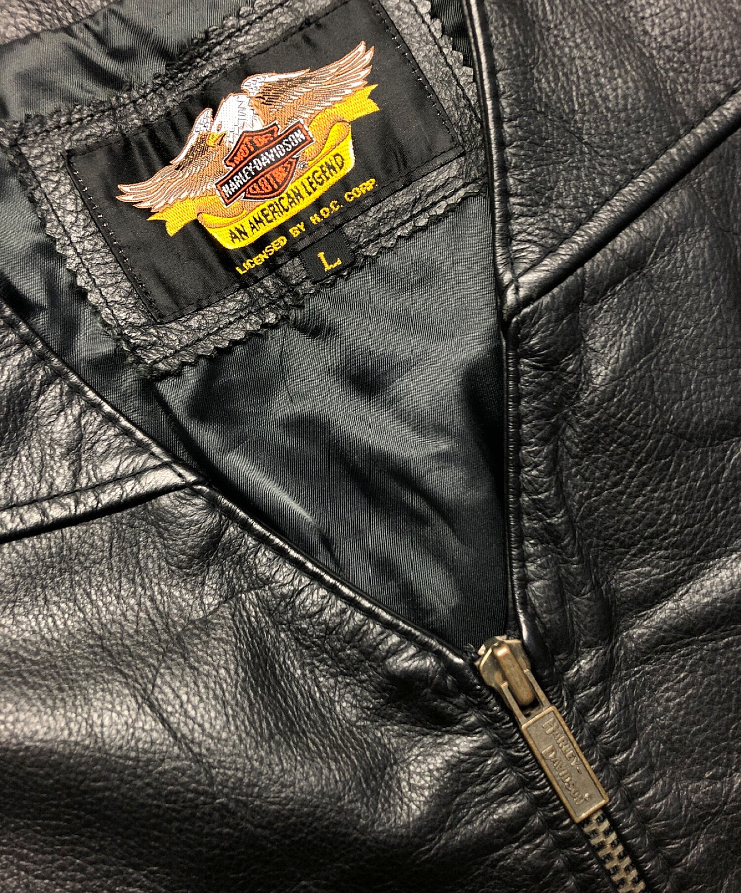 中古・古着通販】HARLEY-DAVIDSON (ハーレーダビッドソン) レザー