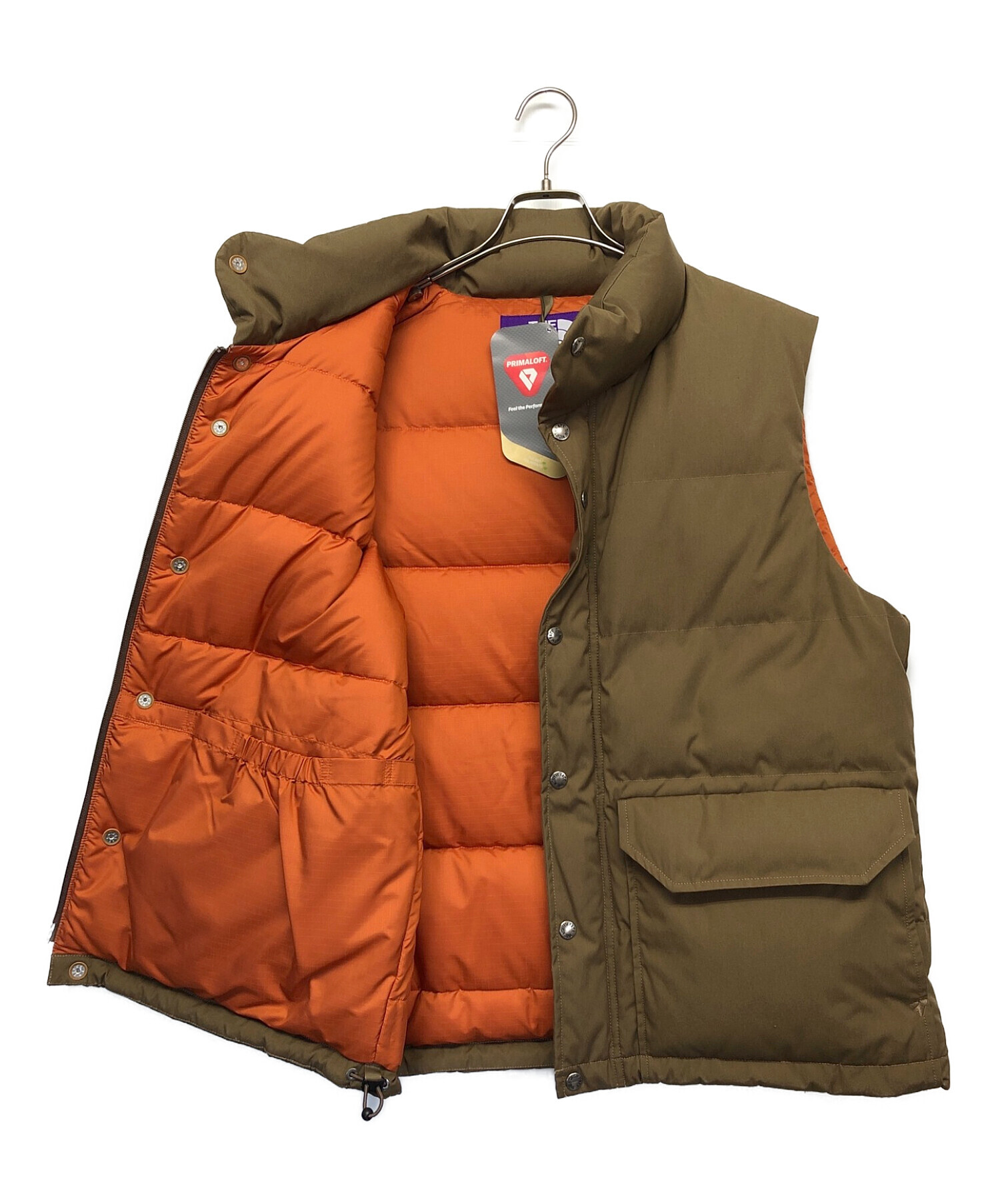 THE NORTHFACE PURPLELABEL (ザ・ノースフェイス パープルレーベル) nanamica (ナナミカ) 35/35シェラベスト  ブラウン サイズ:M 未使用品