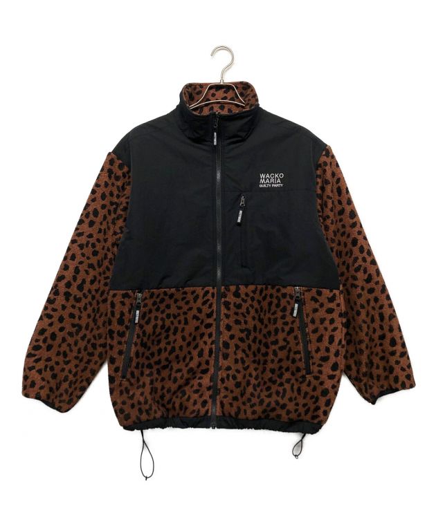 中古・古着通販】WACKO MARIA (ワコマリア) LEOPARD BOA FLEECE JACKET ブラック×ブラウン  サイズ:M｜ブランド・古着通販 トレファク公式【TREFAC FASHION】スマホサイト