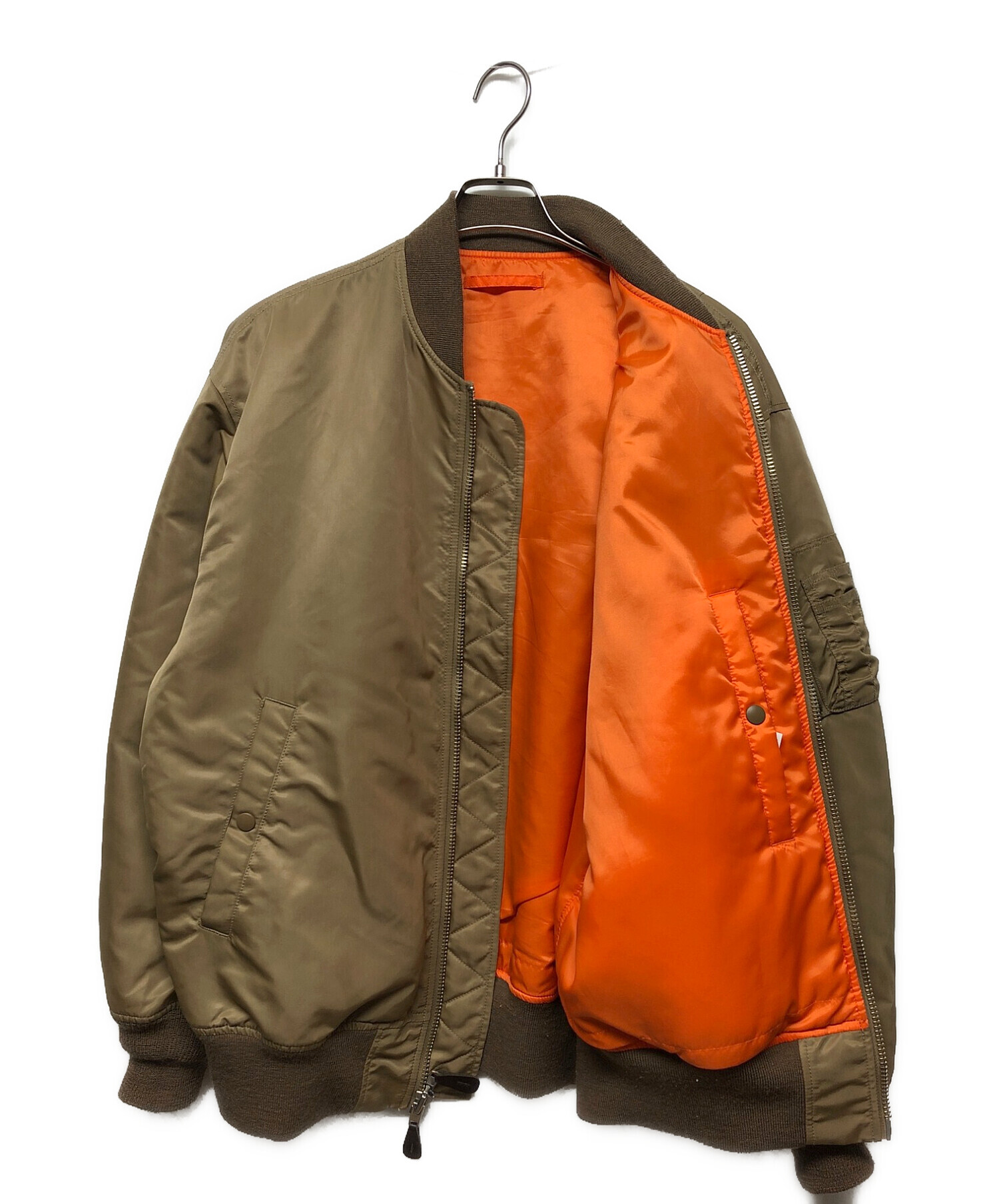 WACKO MARIA (ワコマリア) MA-1 FLIGHT JACKET (TYPE-2) ベージュ サイズ:L