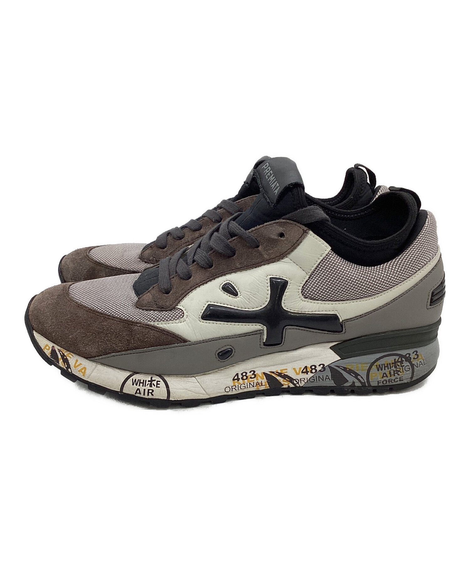 中古・古着通販】PREMIATA (プレミアータ) スニーカー ブラウン×グレー サイズ:43｜ブランド・古着通販 トレファク公式【TREFAC  FASHION】スマホサイト