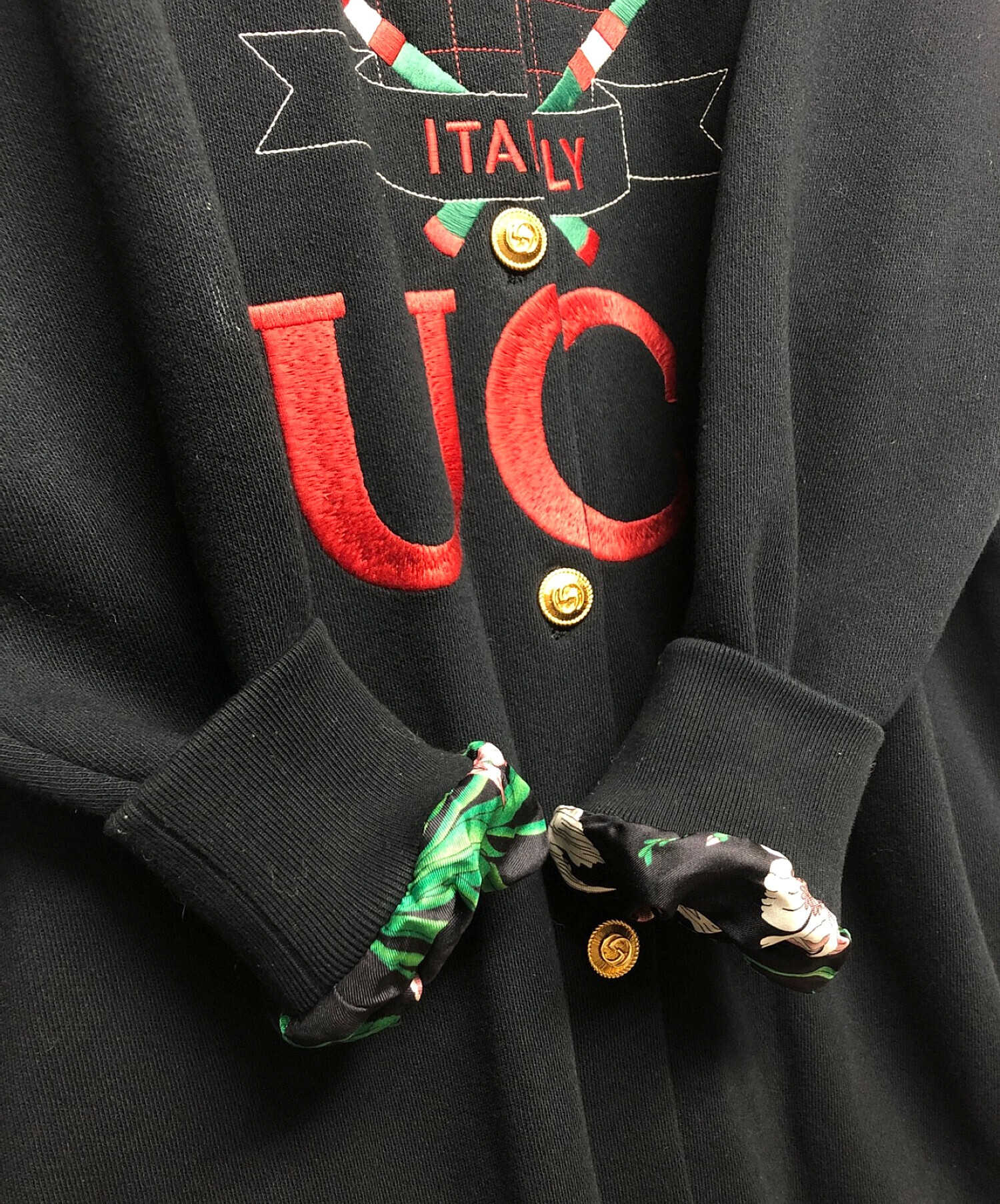 中古・古着通販】GUCCI (グッチ) リバーシブルシャツスウェット ブラック サイズ:xs｜ブランド・古着通販 トレファク公式【TREFAC  FASHION】スマホサイト