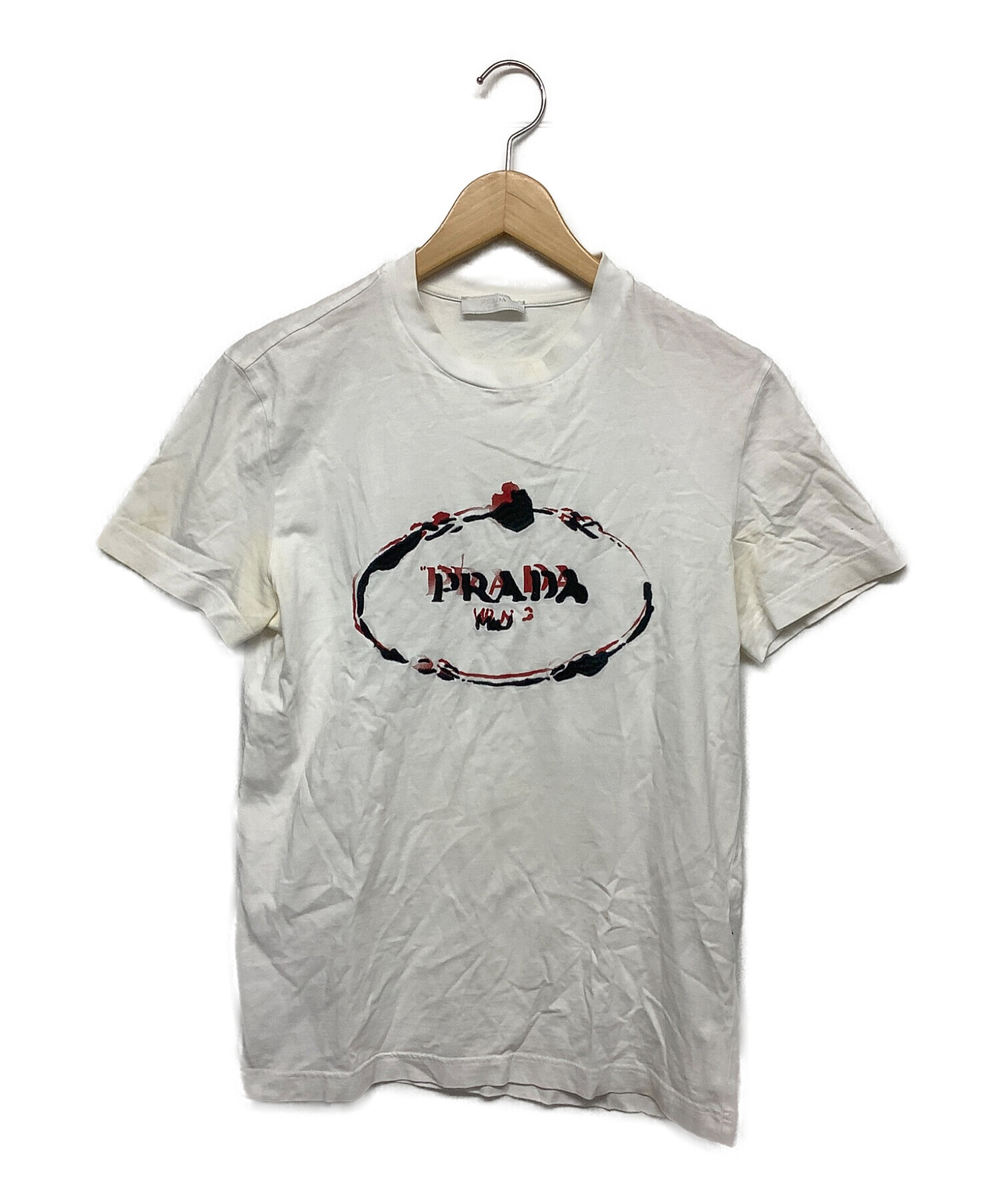 ファッションプラダ PRADA Tシャツ ホワイト  M