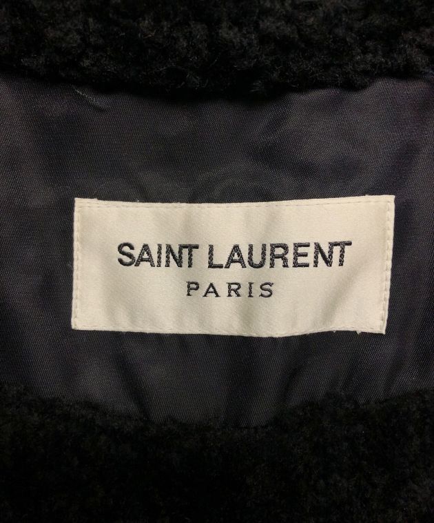 中古・古着通販】Saint Laurent Paris (サンローランパリ) モッズコート ブラック サイズ:S｜ブランド・古着通販  トレファク公式【TREFAC FASHION】スマホサイト