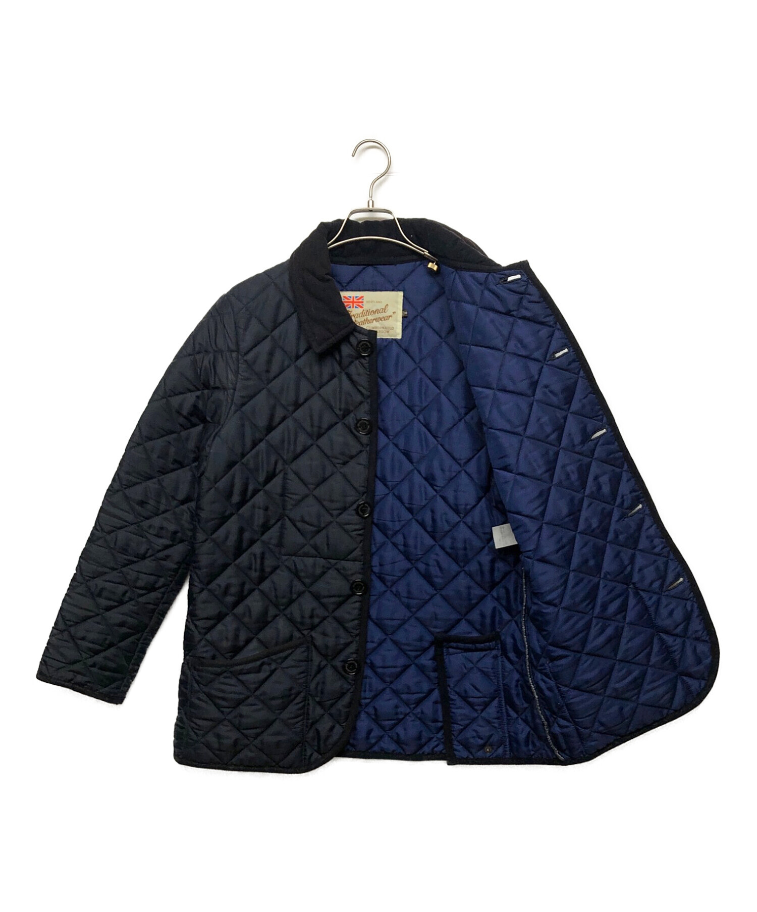 中古・古着通販】Traditional Weatherwear (トラディショナルウェザーウェア) キルティングコート ネイビー  サイズ:38｜ブランド・古着通販 トレファク公式【TREFAC FASHION】スマホサイト