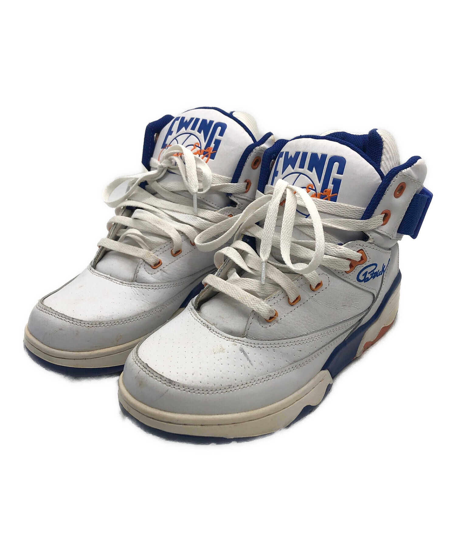 中古・古着通販】EWING ATHLETES (EWING ATHLETES) スニーカー ホワイト×ブルー サイズ:US 8.5｜ブランド・古着通販  トレファク公式【TREFAC FASHION】スマホサイト