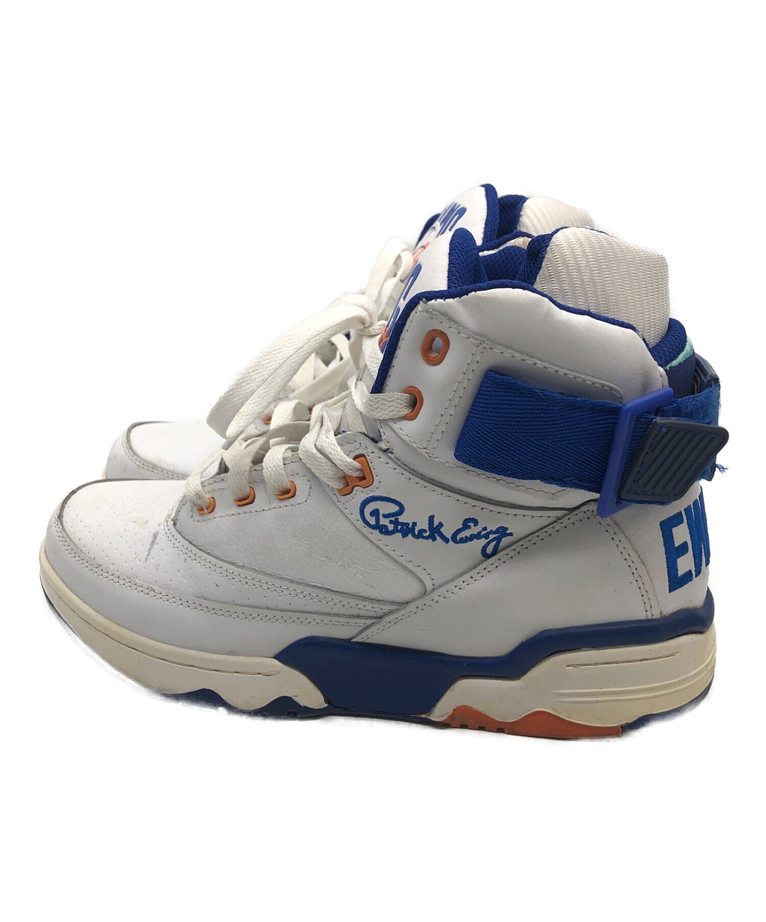 中古・古着通販】EWING ATHLETES (EWING ATHLETES) スニーカー ホワイト×ブルー サイズ:US 8.5｜ブランド・古着通販  トレファク公式【TREFAC FASHION】スマホサイト