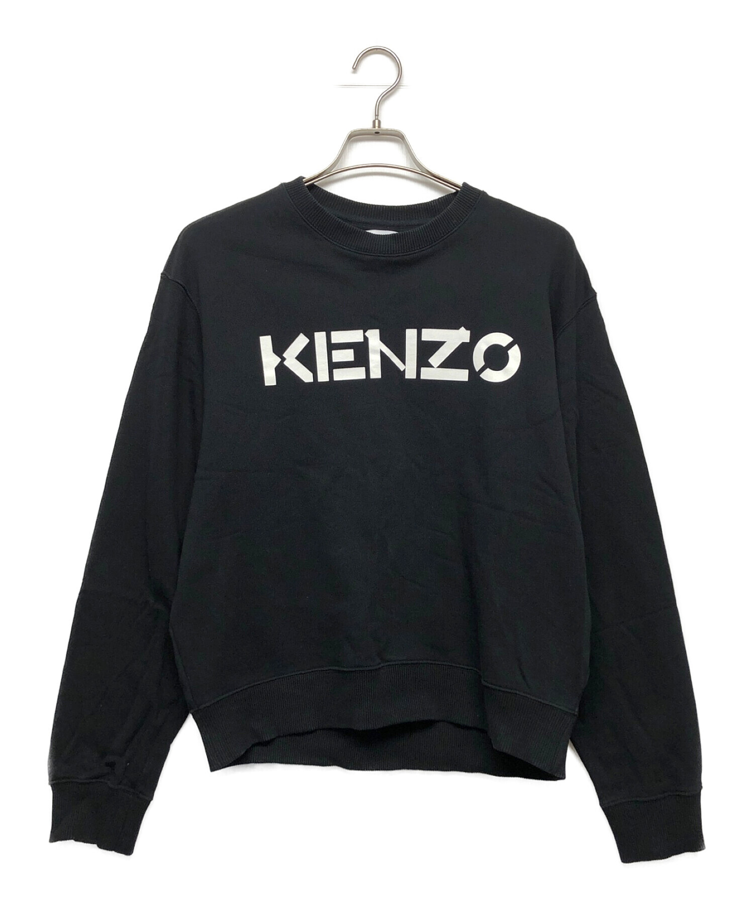 中古・古着通販】KENZO (ケンゾー) ロゴスウェット ブラック サイズ:M