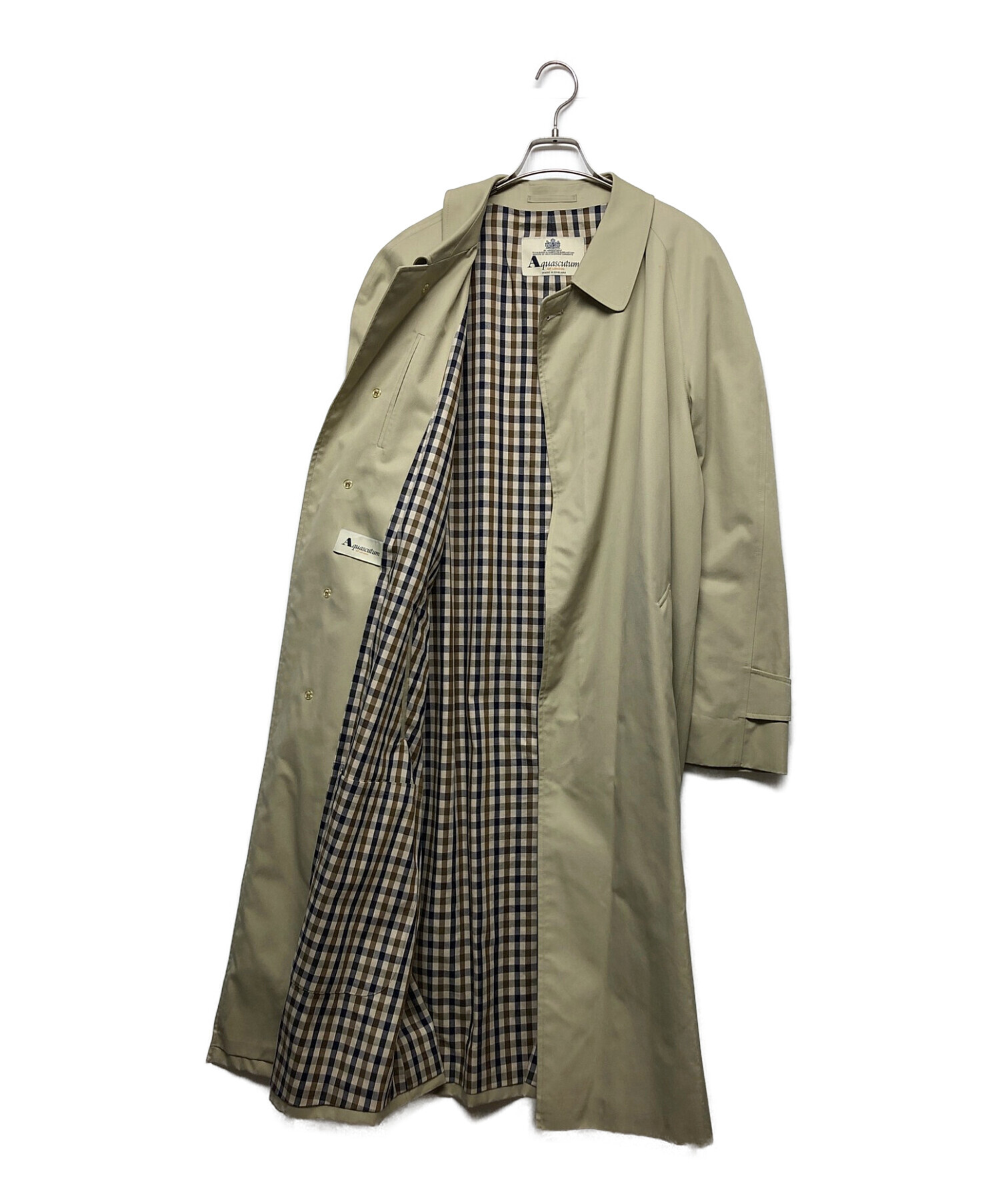 中古・古着通販】Aquascutum (アクアスキュータム) コート ベージュ