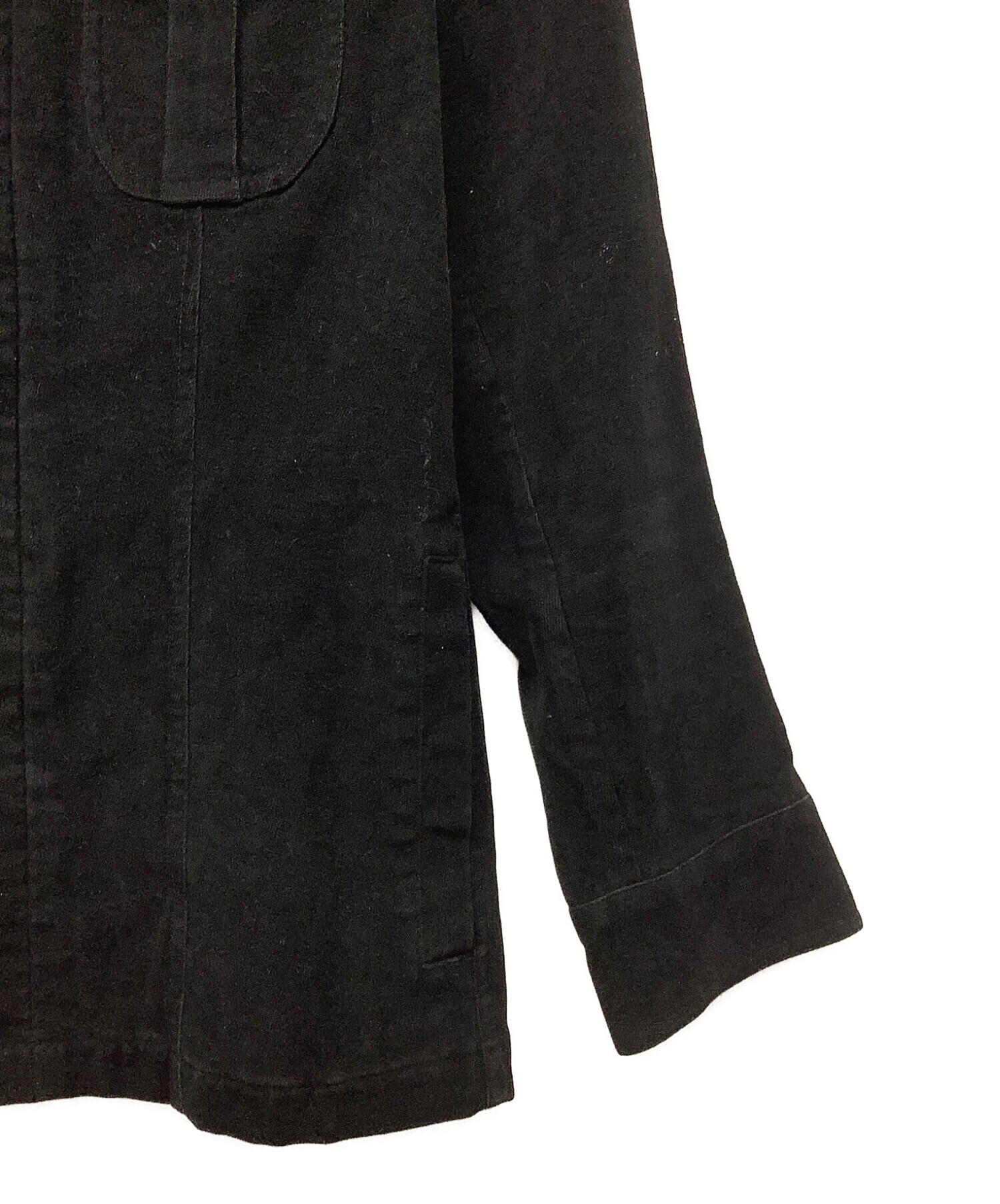 BURBERRY BLACK LABEL (バーバリーブラックレーベル) シャツジャケット ブラック サイズ:M