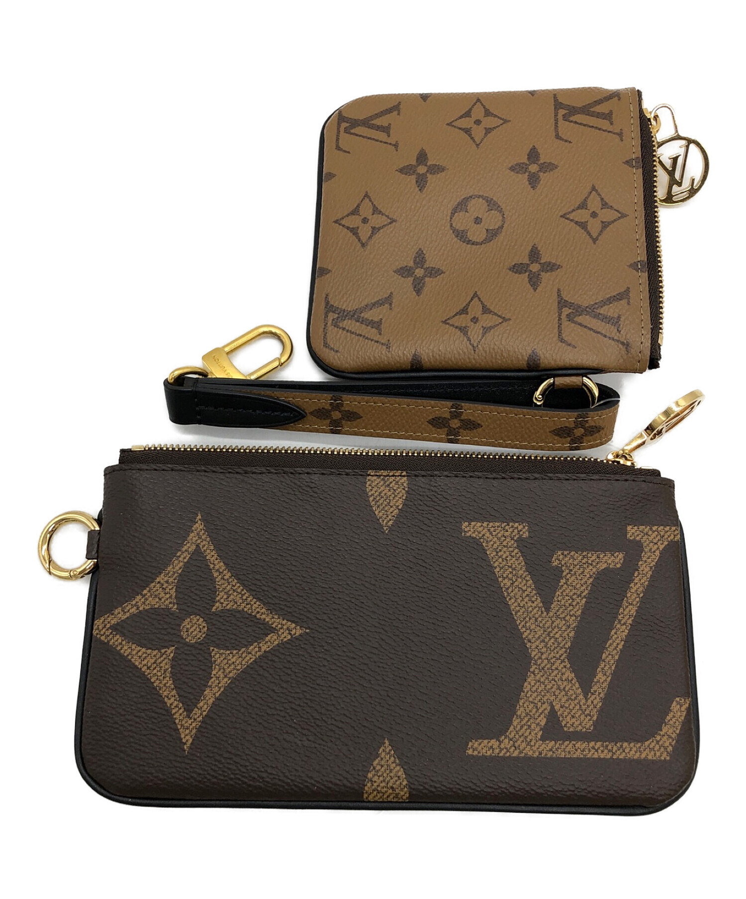 中古・古着通販】LOUIS VUITTON (ルイ ヴィトン) ポーチ ブラウン