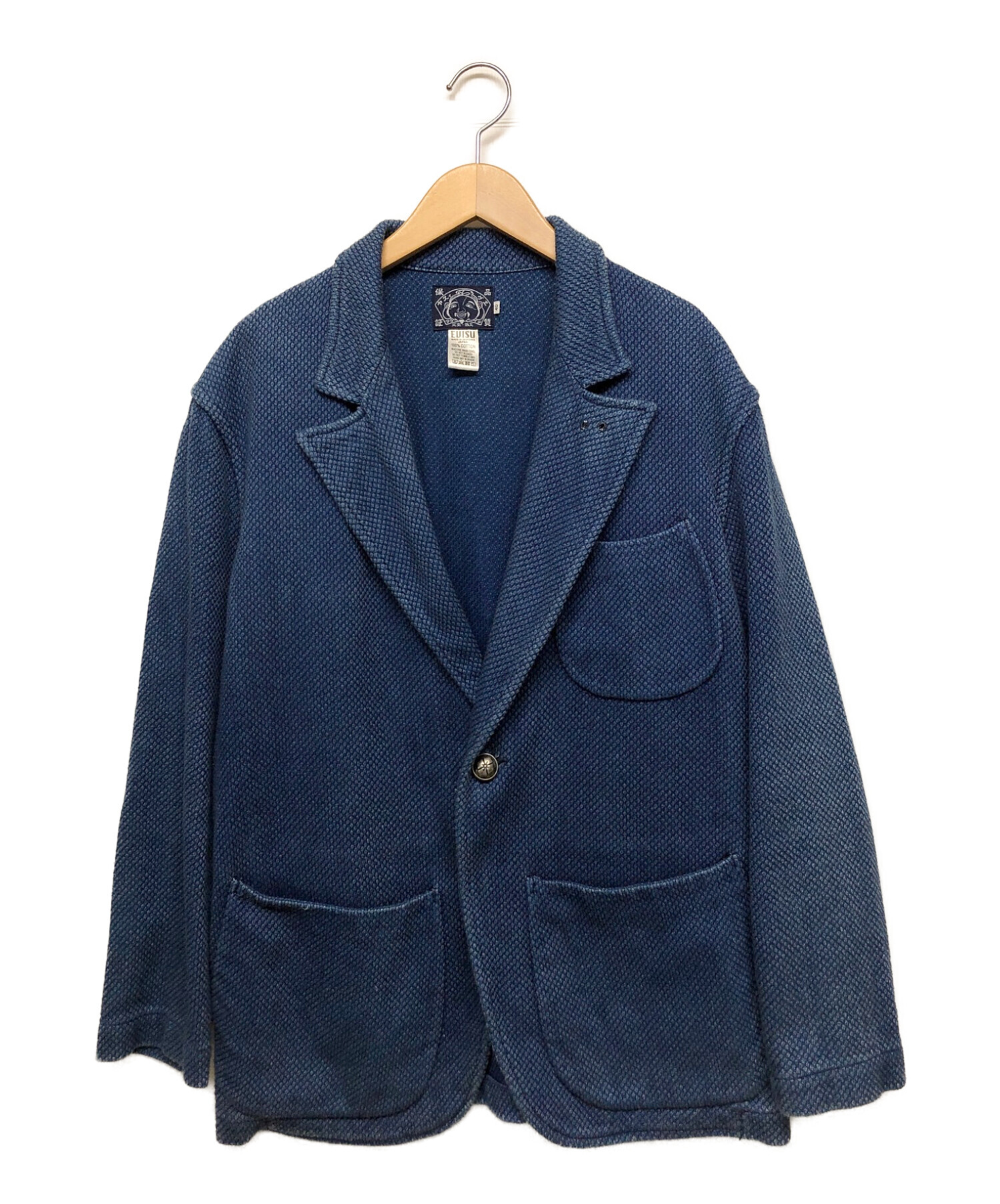 中古・古着通販】EVISU (エビス) ジャケット ネイビー サイズ:４０｜ブランド・古着通販 トレファク公式【TREFAC  FASHION】スマホサイト