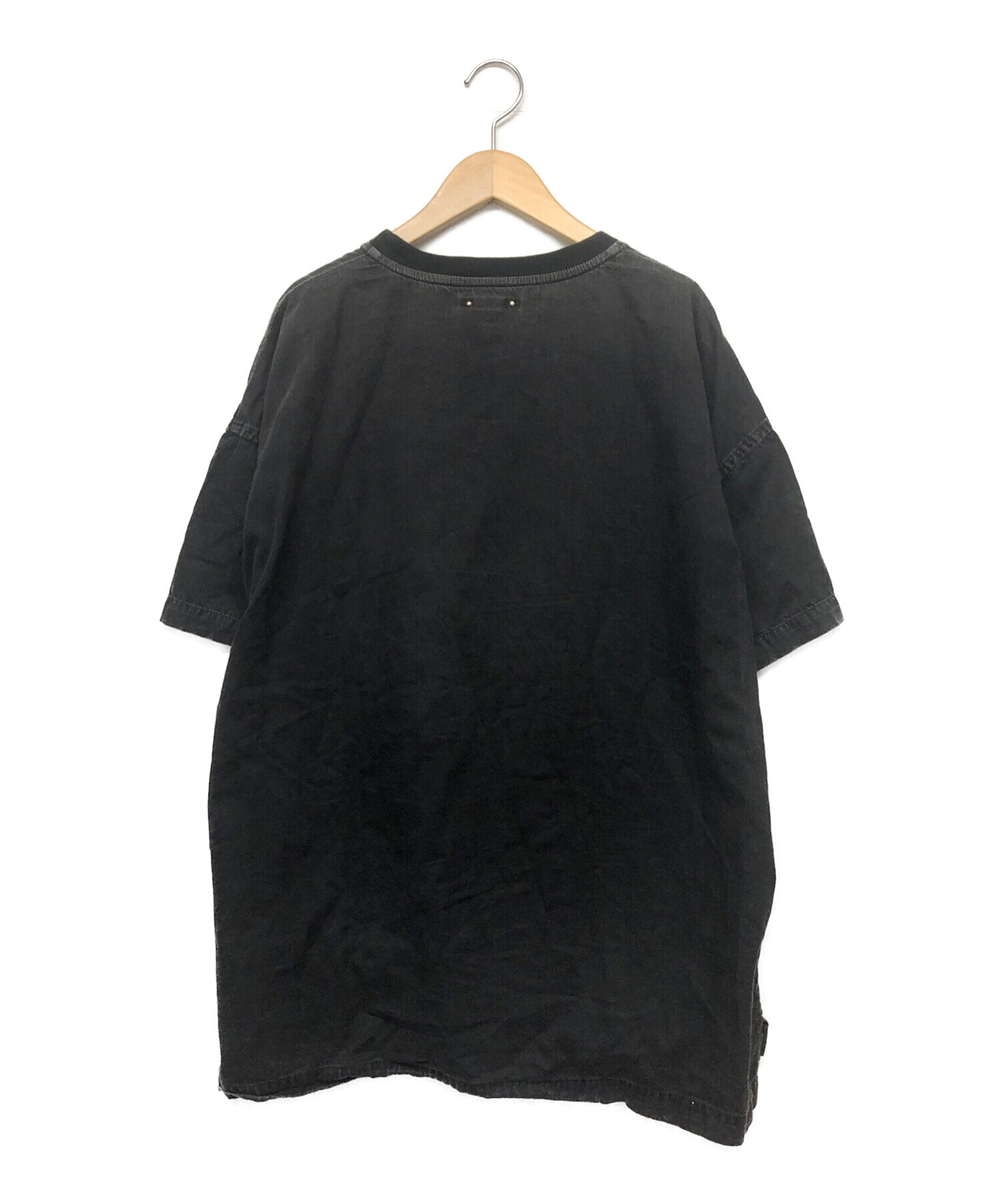 MINEDENIM (マインデニム) 半袖Tシャツ ブラック サイズ:不明
