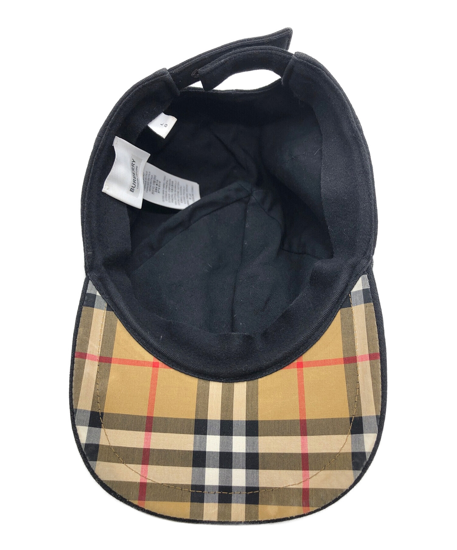 中古・古着通販】BURBERRY (バーバリー) TBロゴベースボールキャップ ブラック サイズ:L｜ブランド・古着通販 トレファク公式【TREFAC  FASHION】スマホサイト