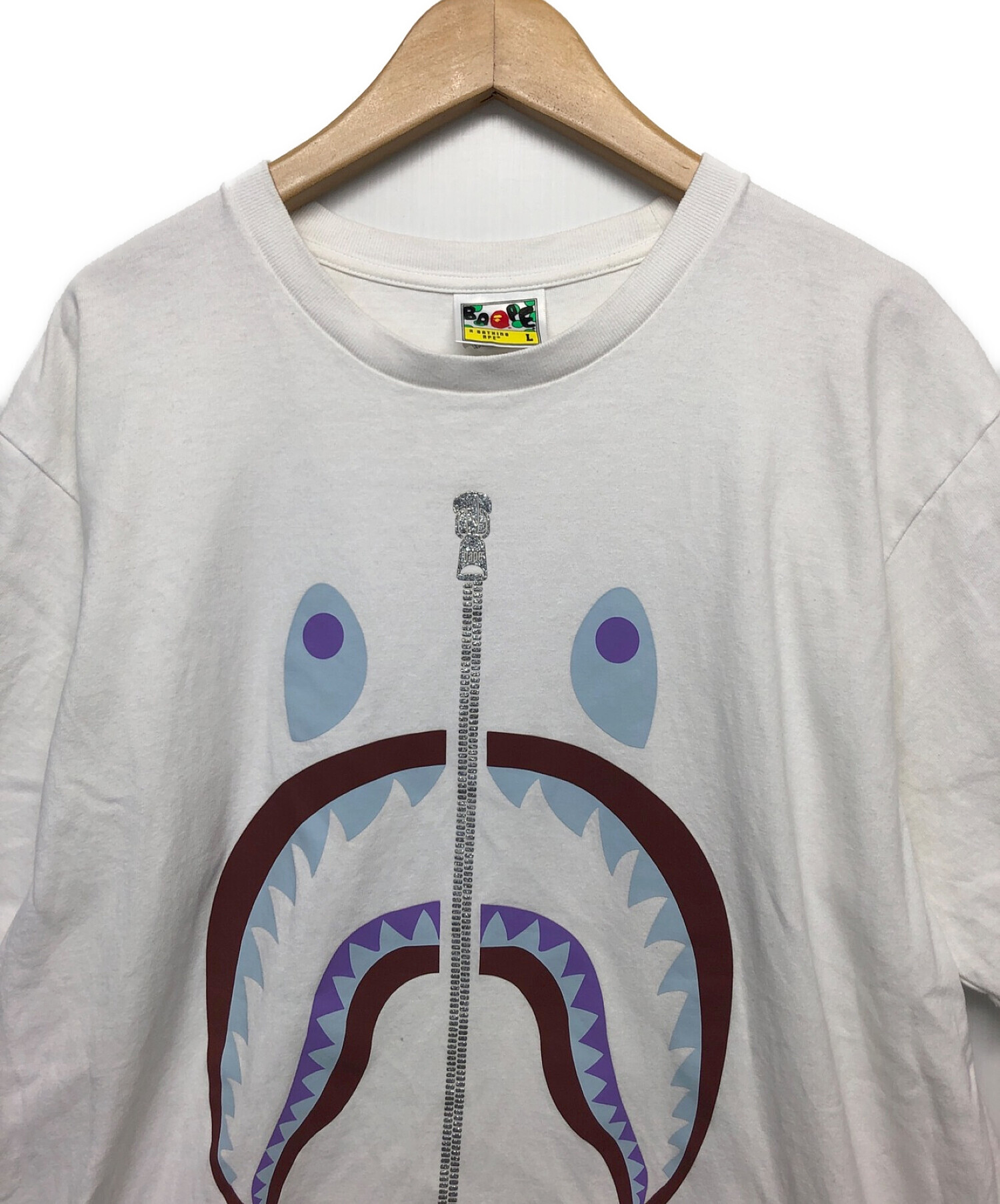 中古・古着通販】A BATHING APE (アベイシングエイプ) 半袖Tシャツ 