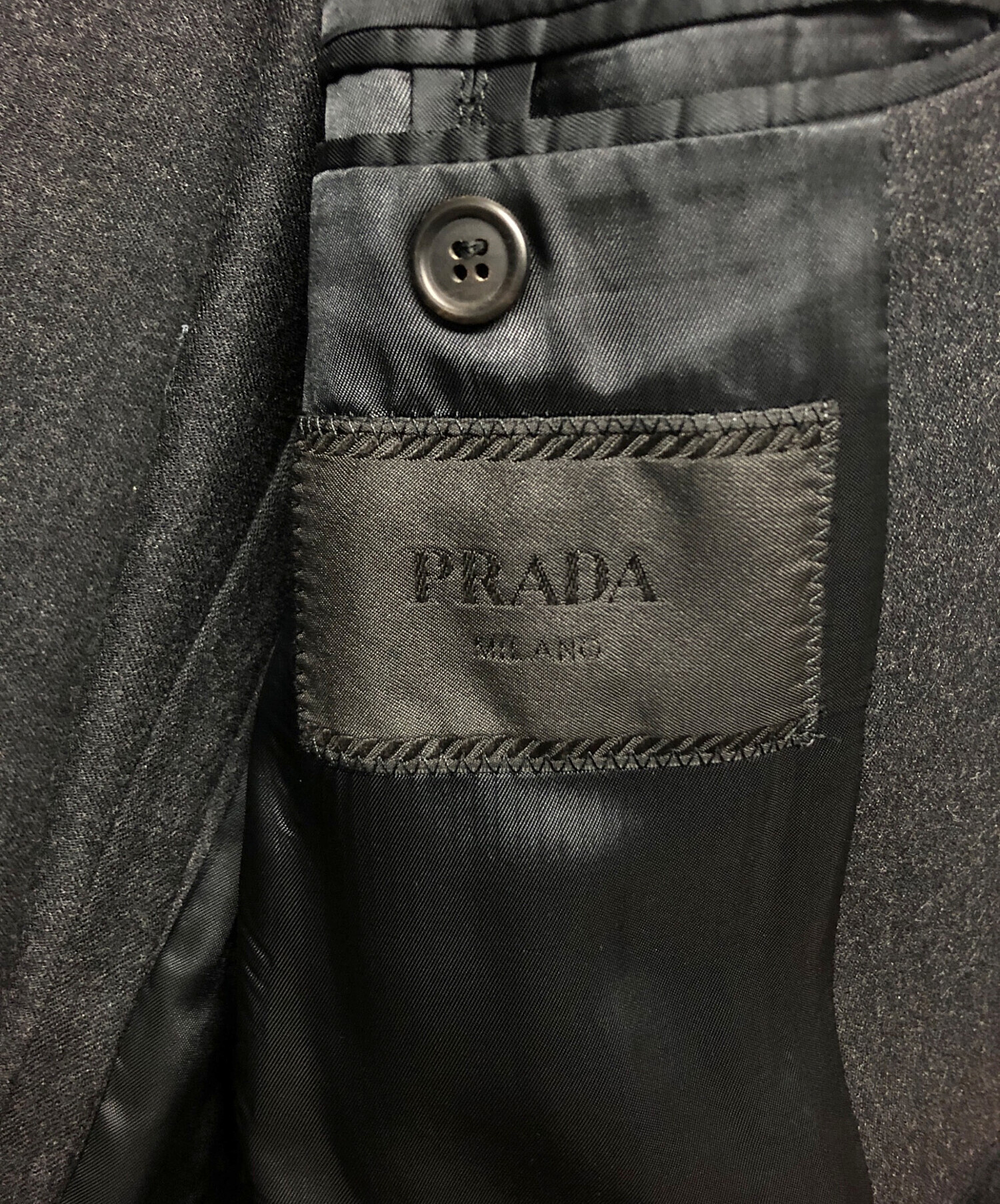 中古・古着通販】PRADA (プラダ) セットアップスーツ グレー サイズ:50｜ブランド・古着通販 トレファク公式【TREFAC  FASHION】スマホサイト