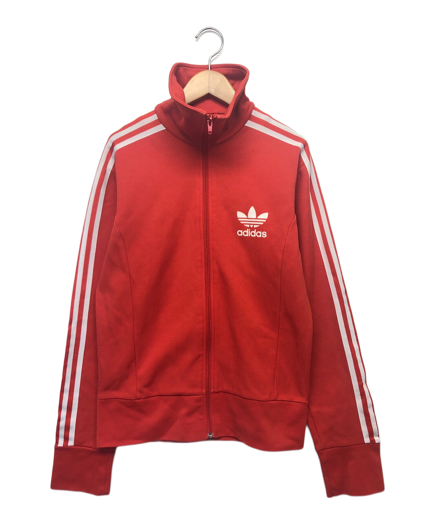 中古・古着通販】adidas (アディダス) トラックジャケット レッド 