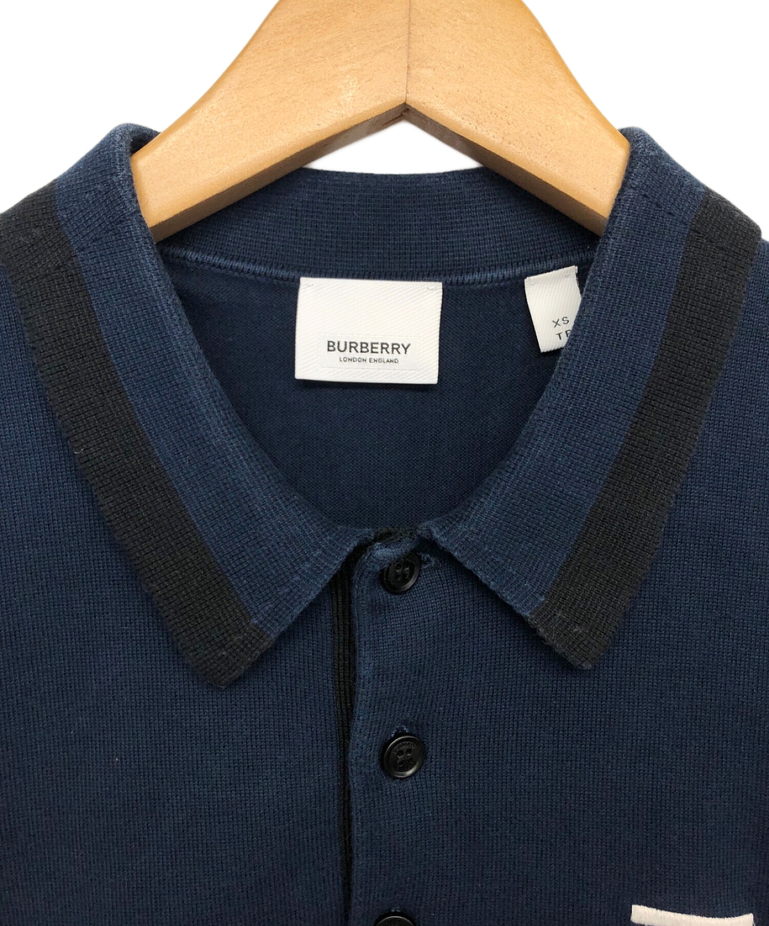 中古・古着通販】BURBERRY LONDON (バーバリーロンドン) ポロシャツ ネイビー サイズ:XS｜ブランド・古着通販  トレファク公式【TREFAC FASHION】スマホサイト