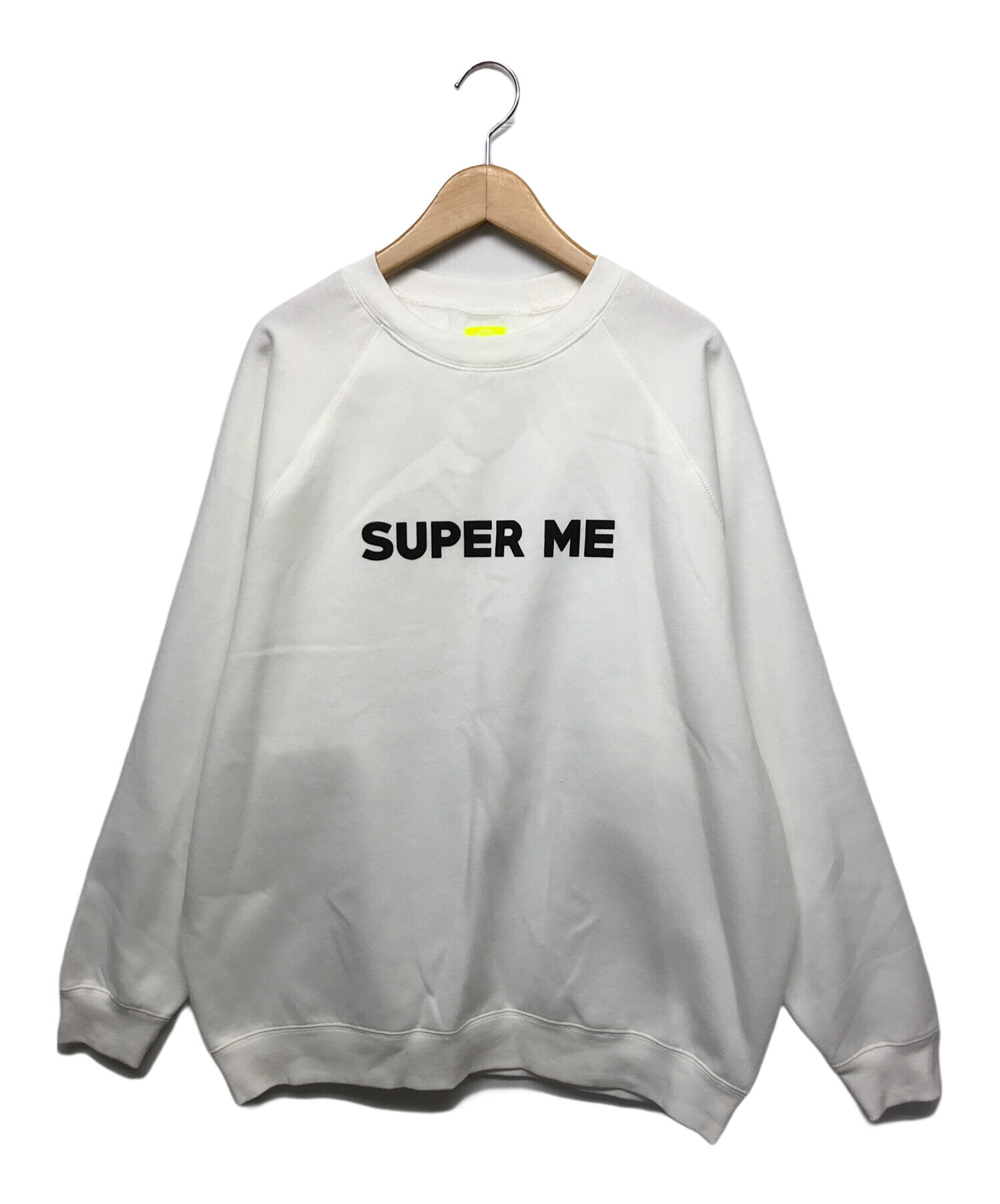 WCJ (ダブルシージェイ) SUPER ME SWEAT TOP ホワイト サイズ:FREE