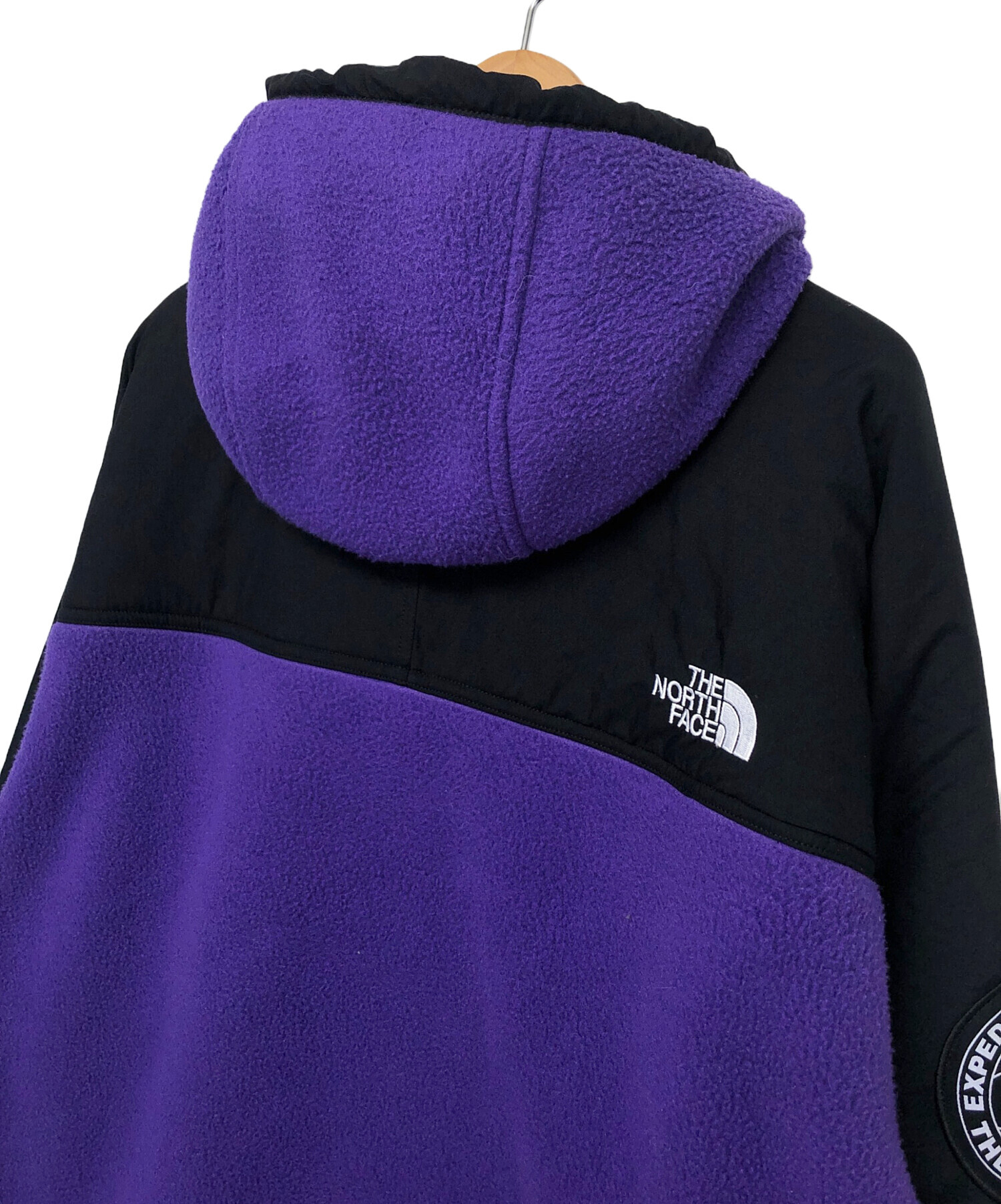 THE NORTH FACE (ザ ノース フェイス) ヒムフリースパーカー パープル×ブラック サイズ:L