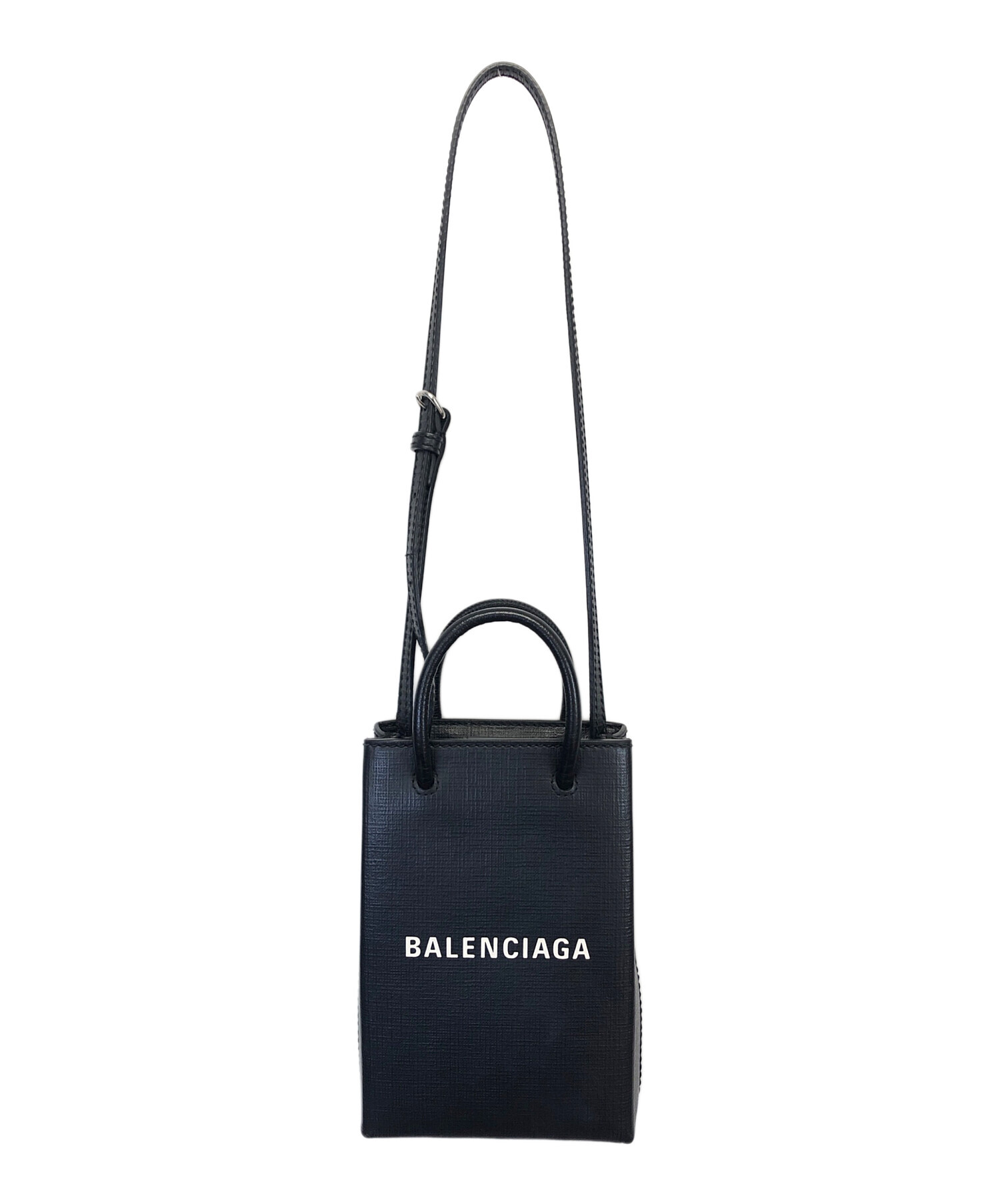 中古・古着通販】BALENCIAGA (バレンシアガ) ショルダーバッグ ブラック｜ブランド・古着通販 トレファク公式【TREFAC  FASHION】スマホサイト