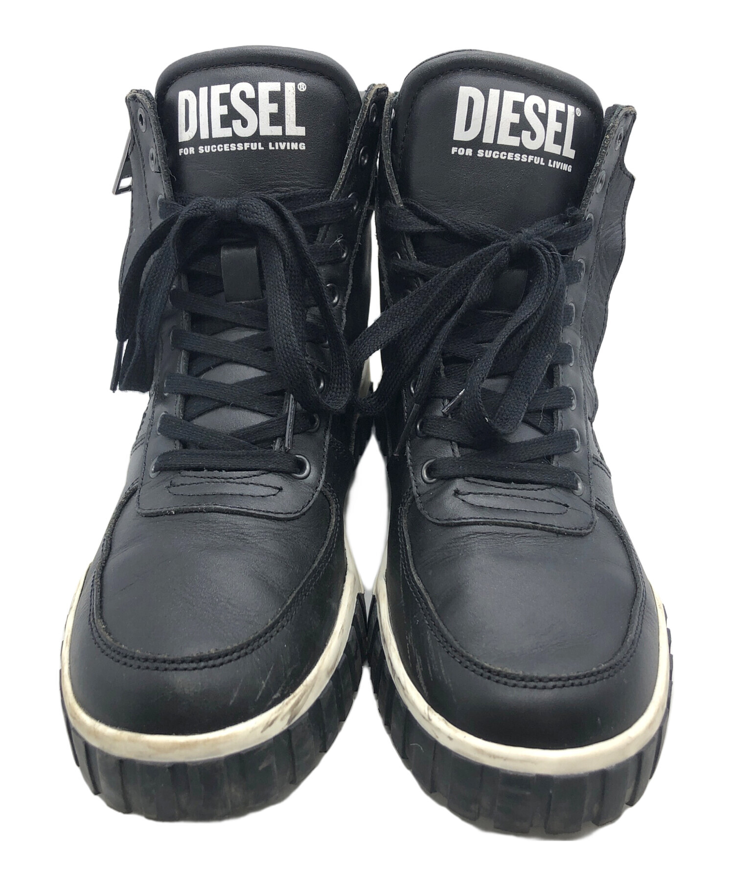 中古・古着通販】DIESEL (ディーゼル) ハイカットスニーカー ブラック サイズ:26.5cm｜ブランド・古着通販 トレファク公式【TREFAC  FASHION】スマホサイト