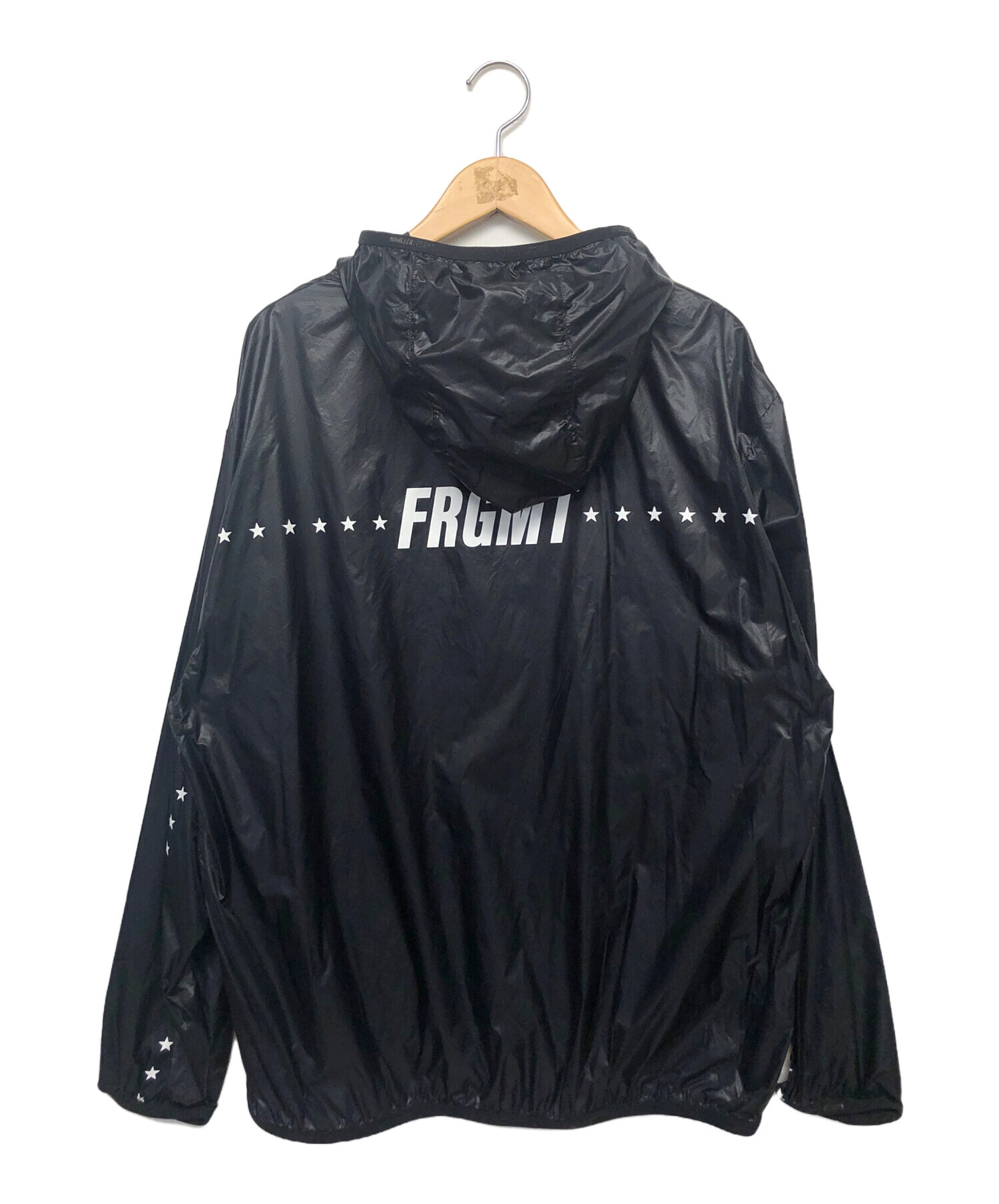 中古・古着通販】MONCLER (モンクレール) FRAGMENT (フラッグメント) ナイロンジャケット ブラック サイズ:１｜ブランド・古着通販  トレファク公式【TREFAC FASHION】スマホサイト