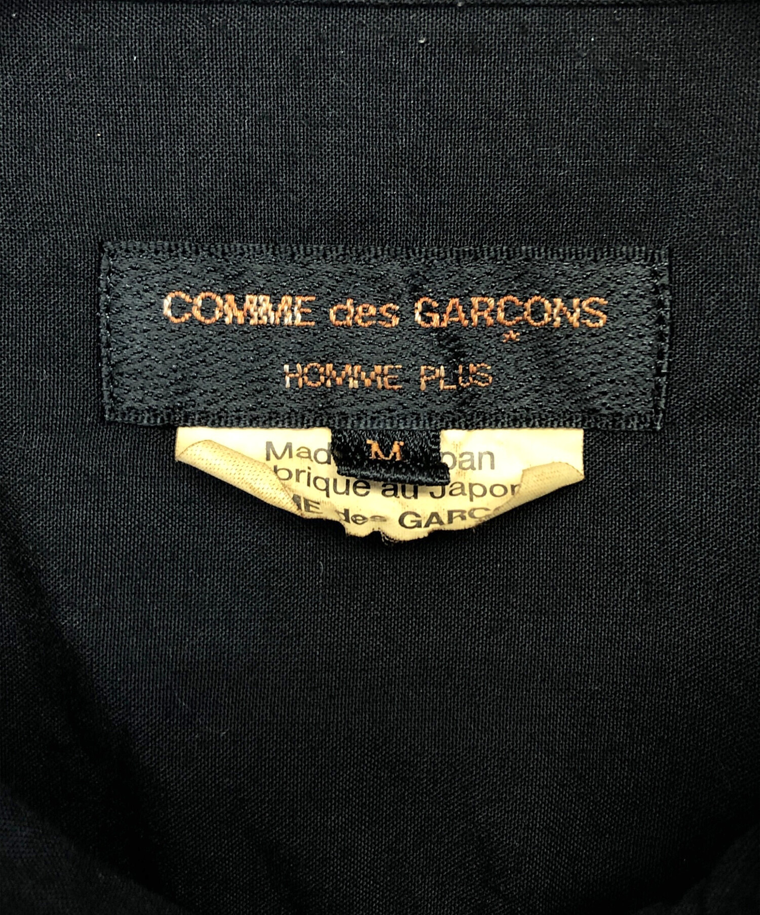 中古・古着通販】COMME des GARCONS HOMME PLUS (コムデギャルソンオムプリュス) ロングシャツ ブラック サイズ:M｜ブランド・古着通販  トレファク公式【TREFAC FASHION】スマホサイト