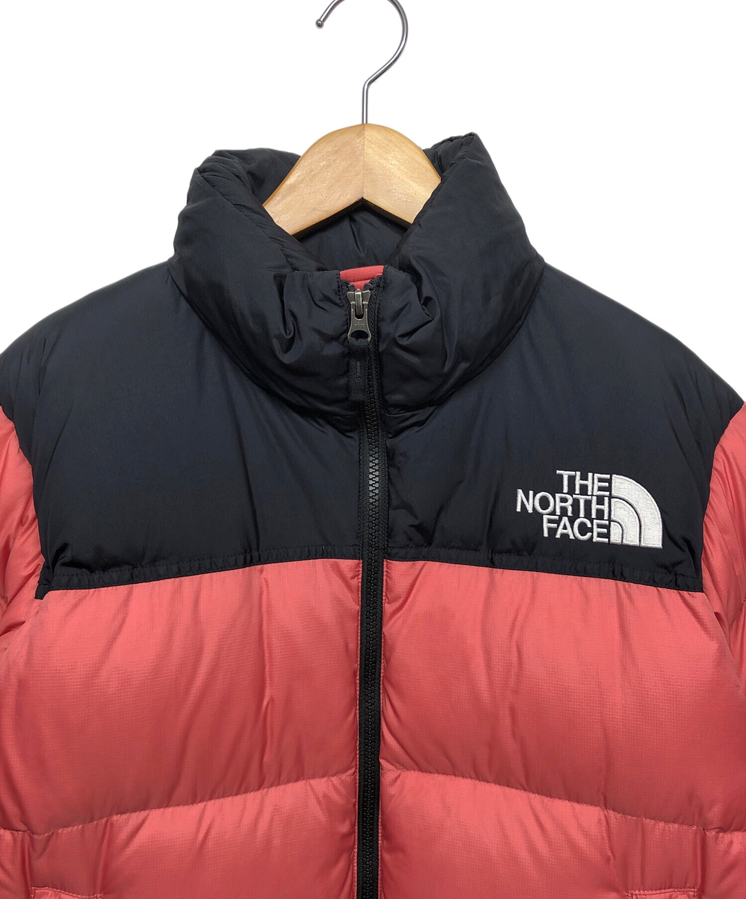 中古・古着通販】THE NORTH FACE (ザ ノース フェイス) ショートヌプシジャケット ピンク×ブラック サイズ:M｜ブランド・古着通販  トレファク公式【TREFAC FASHION】スマホサイト