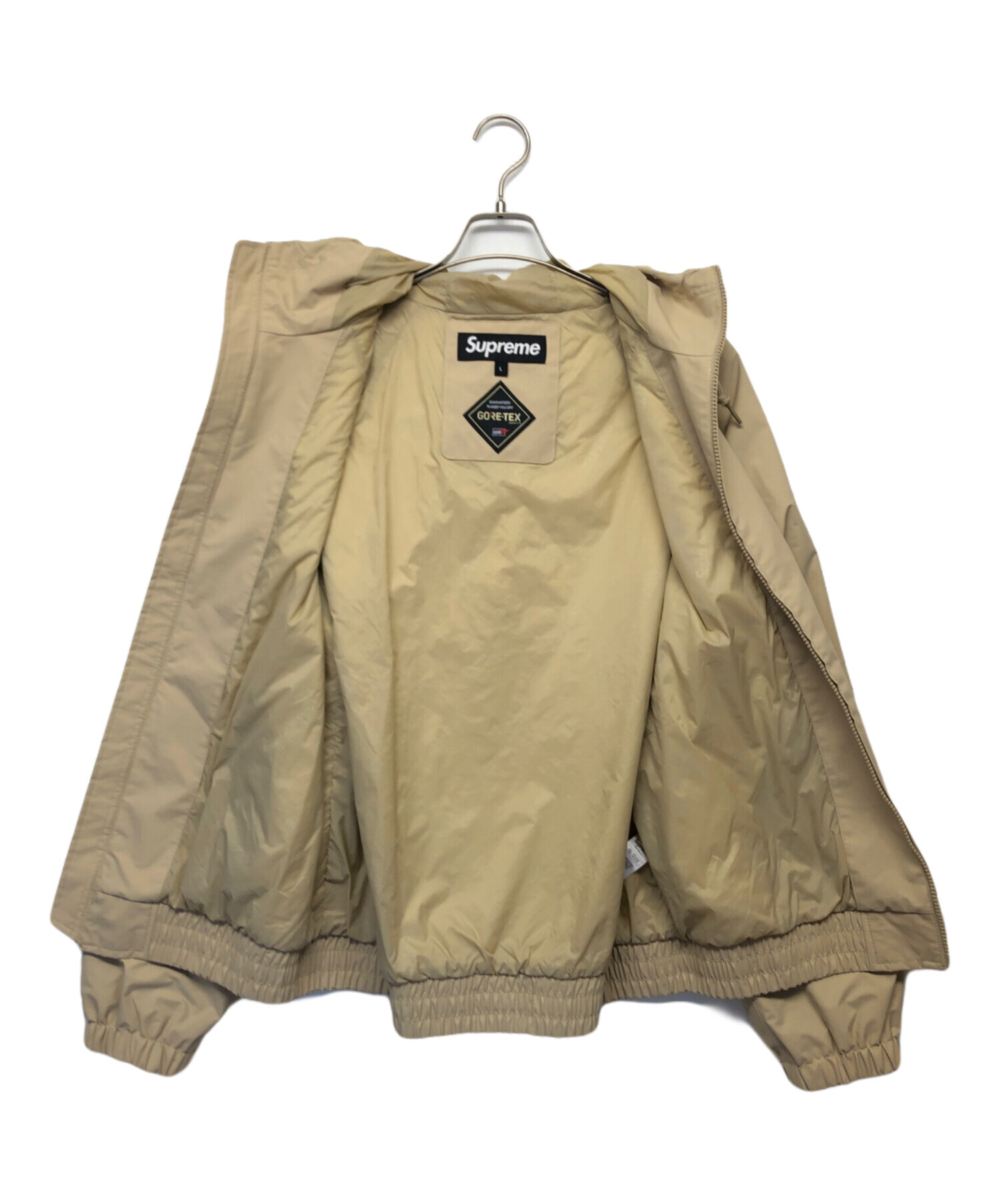 中古・古着通販】SUPREME (シュプリーム) GORE-TEX Harrington Jacket ベージュ サイズ:L｜ブランド・古着通販  トレファク公式【TREFAC FASHION】スマホサイト