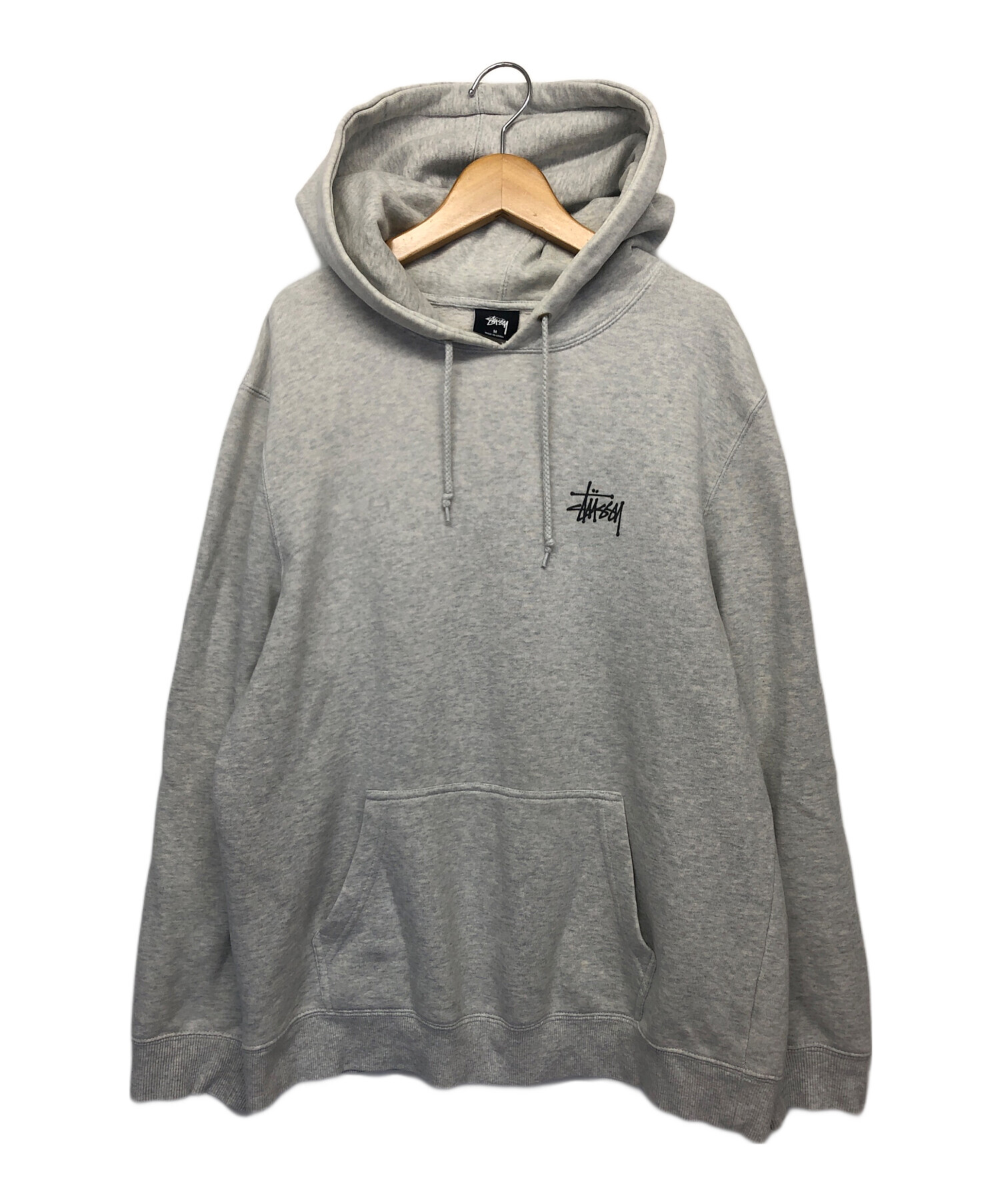 stussy (ステューシー) ロゴパーカー グレー サイズ:M