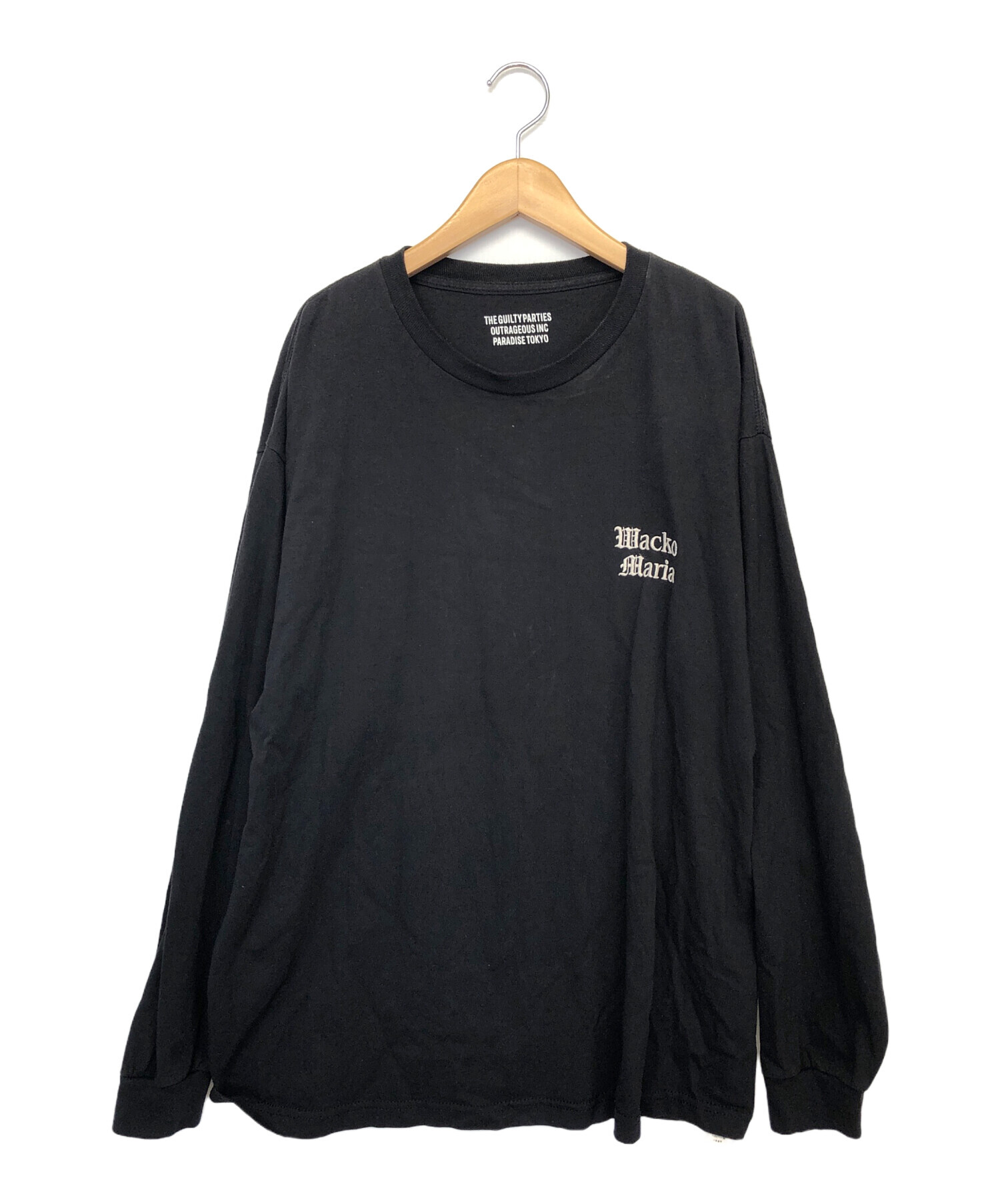 中古・古着通販】WACKO MARIA (ワコマリア) 長袖Tシャツ ブラック サイズ:XL｜ブランド・古着通販 トレファク公式【TREFAC  FASHION】スマホサイト