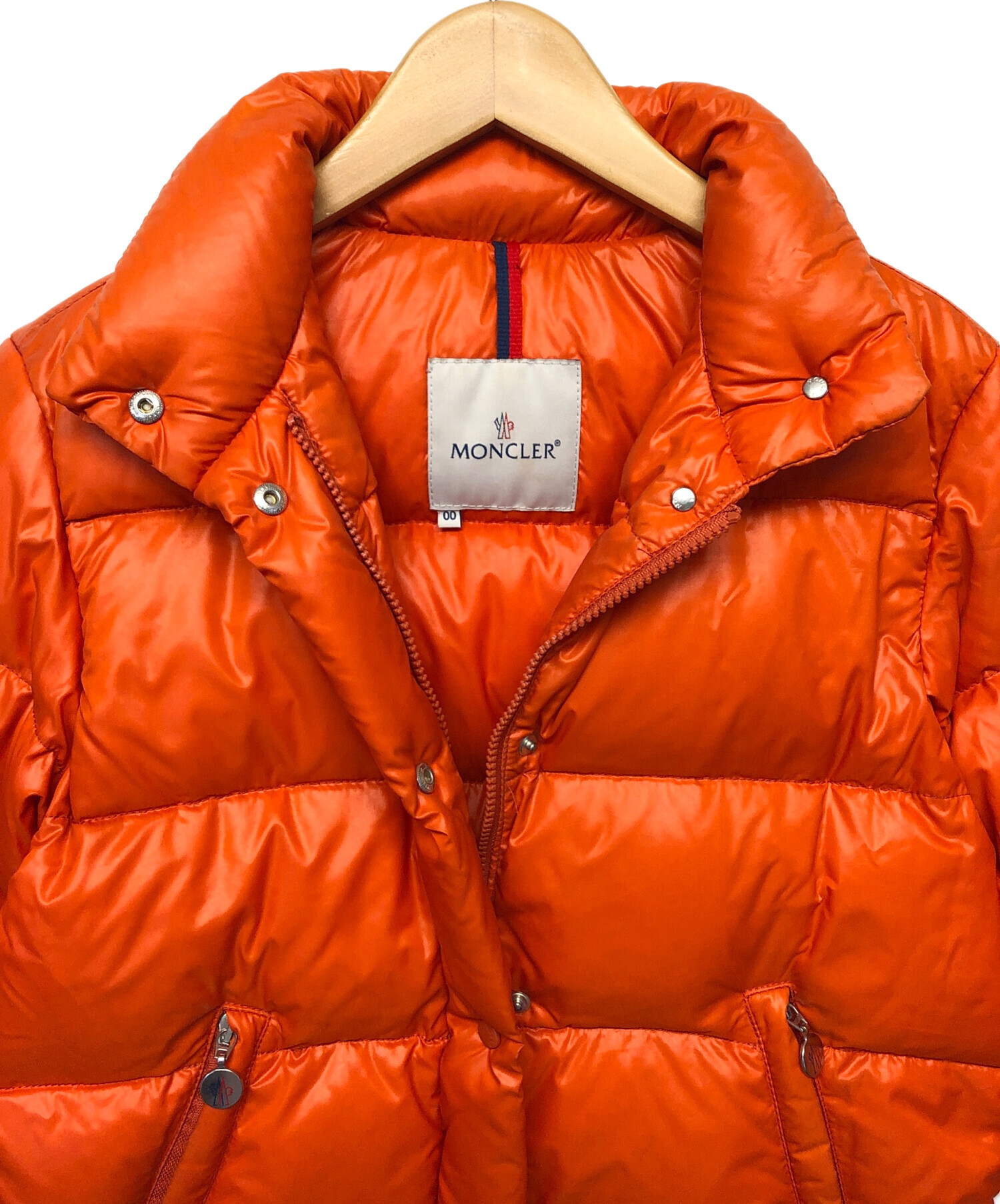 中古・古着通販】MONCLER (モンクレール) ダウンジャケット オレンジ サイズ:XXS｜ブランド・古着通販 トレファク公式【TREFAC  FASHION】スマホサイト