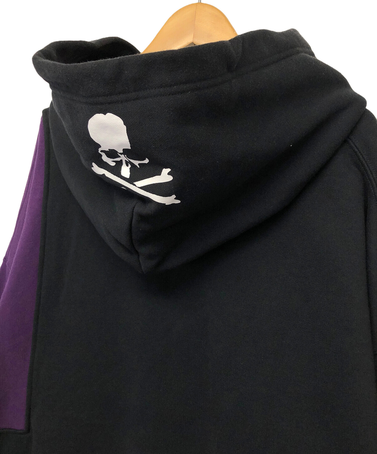 中古・古着通販】Mastermind JAPAN (マスターマインド ジャパン) C2H4 (シーツーエイチフォー) ALPHA INDUSTRIES  (アルファインダストリーズ) パーカー ブラック×パープル サイズ:XL｜ブランド・古着通販 トレファク公式【TREFAC FASHION】スマホサイト