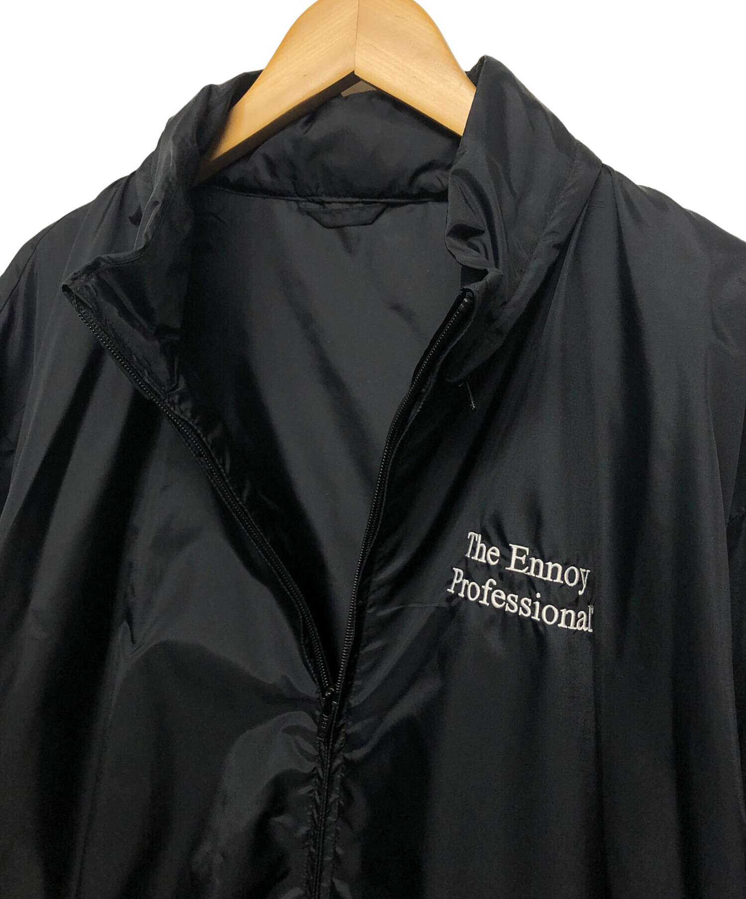 中古・古着通販】The Ennoy Professional (ザ エンノイ プロフェッショナル) PACKABLE NYLON JAKCKET  ブラック サイズ:L｜ブランド・古着通販 トレファク公式【TREFAC FASHION】スマホサイト