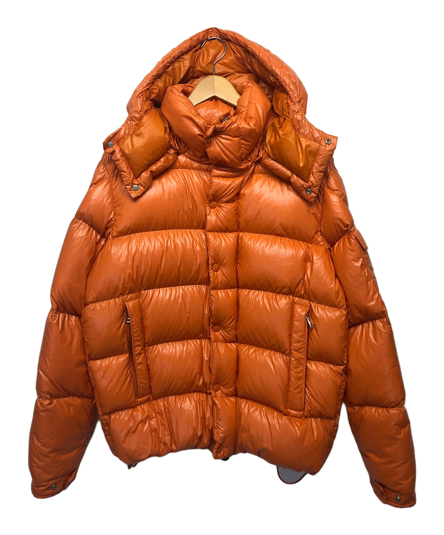 中古・古着通販】MONCLER (モンクレール) ダウンジャケット オレンジ サイズ:３｜ブランド・古着通販 トレファク公式【TREFAC  FASHION】スマホサイト