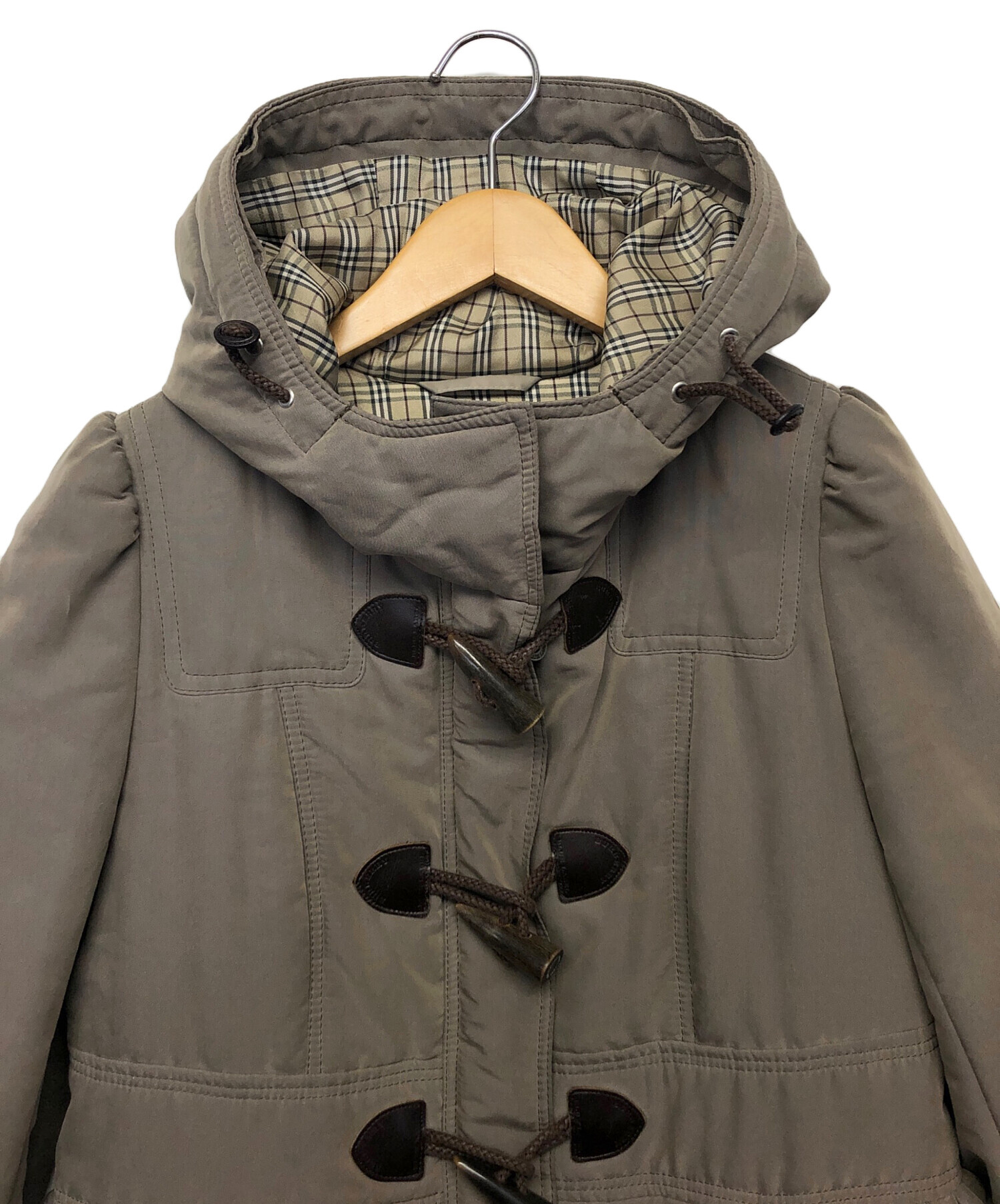 中古・古着通販】BURBERRY BLUE LABEL (バーバリーブルーレーベル) ダッフルコート ベージュ サイズ:40｜ブランド・古着通販  トレファク公式【TREFAC FASHION】スマホサイト