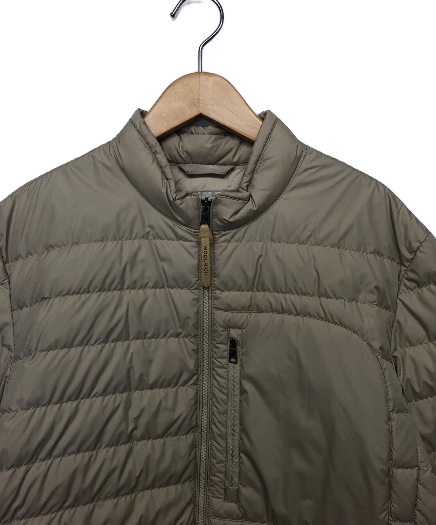 中古・古着通販】WOOLRICH (ウールリッチ) ダウンジャケット ベージュ サイズ:M｜ブランド・古着通販 トレファク公式【TREFAC  FASHION】スマホサイト