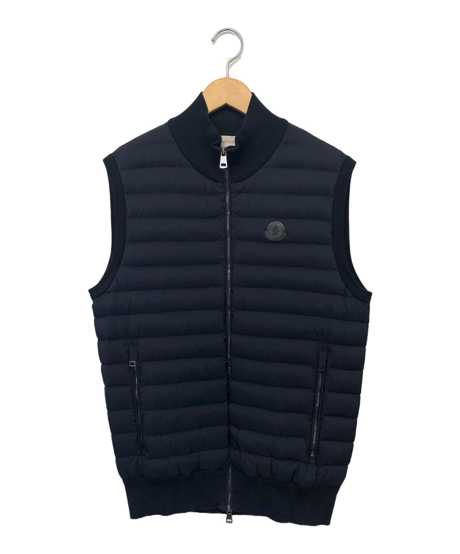 中古・古着通販】MONCLER (モンクレール) ダウンベスト ネイビー サイズ:L｜ブランド・古着通販 トレファク公式【TREFAC  FASHION】スマホサイト