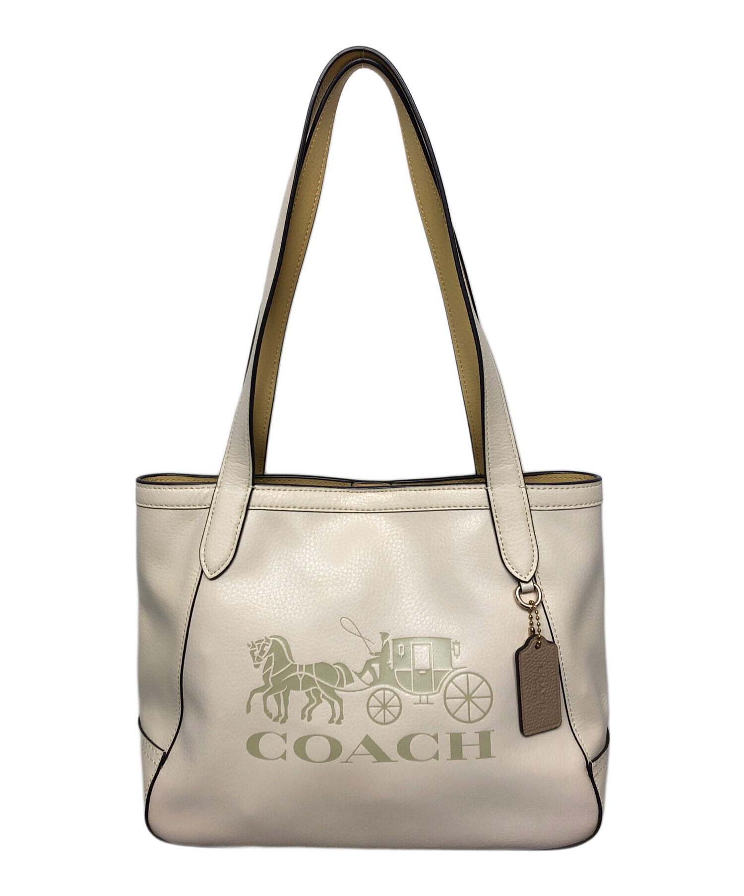 COACH (コーチ) ハンドバッグ アイボリー