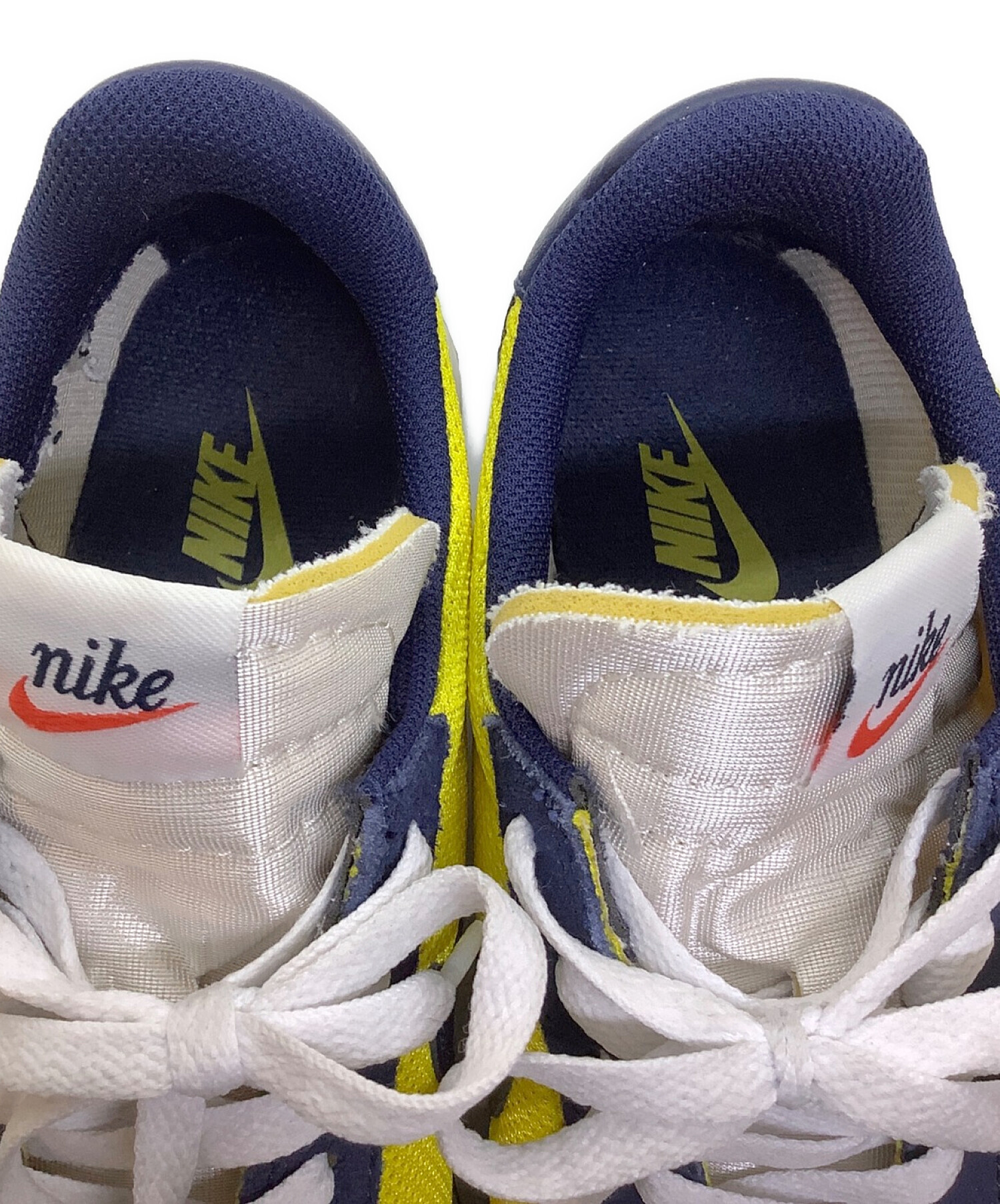 NIKE (ナイキ) AIR TAILWIND 79 スニーカー ネイビー×イエロー サイズ:27cm