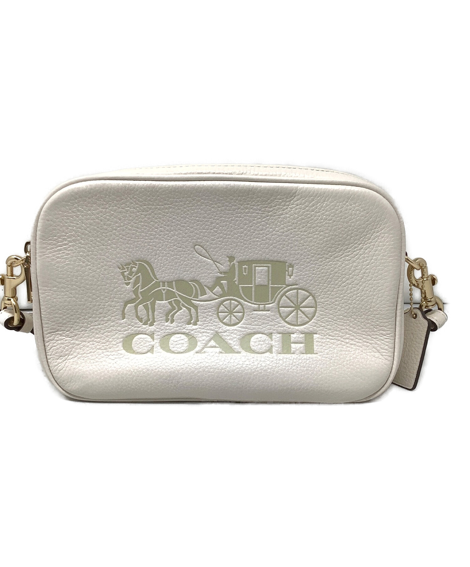 中古・古着通販】COACH (コーチ) ショルダーバッグ ホワイト｜ブランド