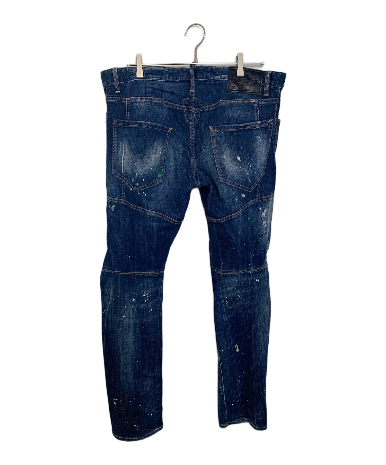 中古・古着通販】DSQUARED2 (ディースクエアード) Tidy Biker Jean ペイント加工デニムパンツ インディゴ サイズ:52｜ブランド・古着通販  トレファク公式【TREFAC FASHION】スマホサイト