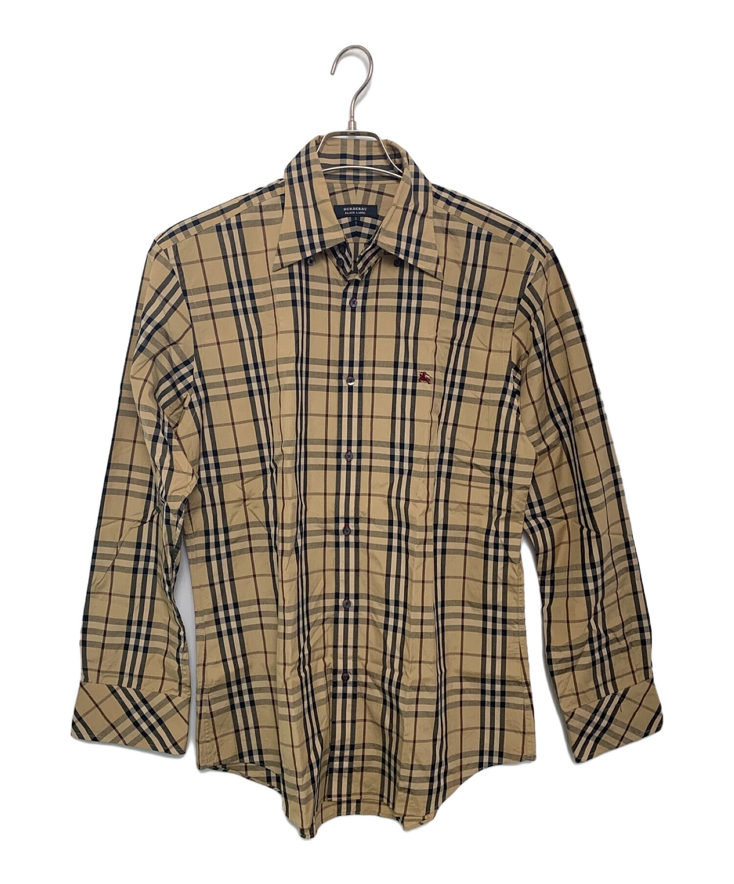 中古・古着通販】BURBERRY BLACK LABEL (バーバリーブラックレーベル) シャツ ベージュ サイズ:3｜ブランド・古着通販  トレファク公式【TREFAC FASHION】スマホサイト