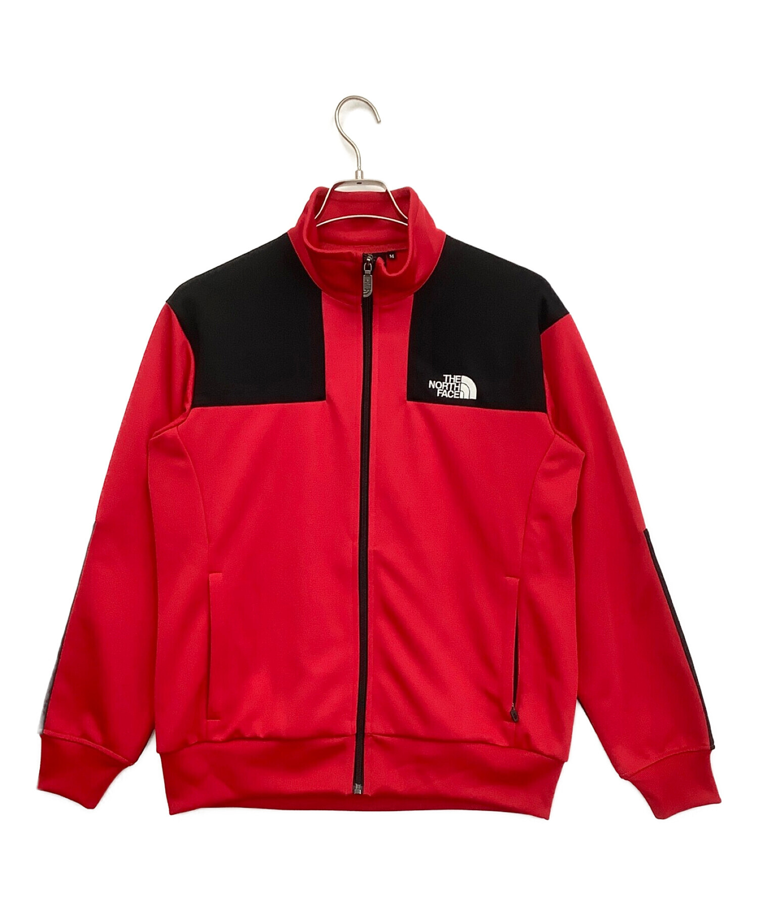 THE NORTH FACE (ザ ノース フェイス) Jersey Jacket/ジャージジャケット レッド×ブラック サイズ:M