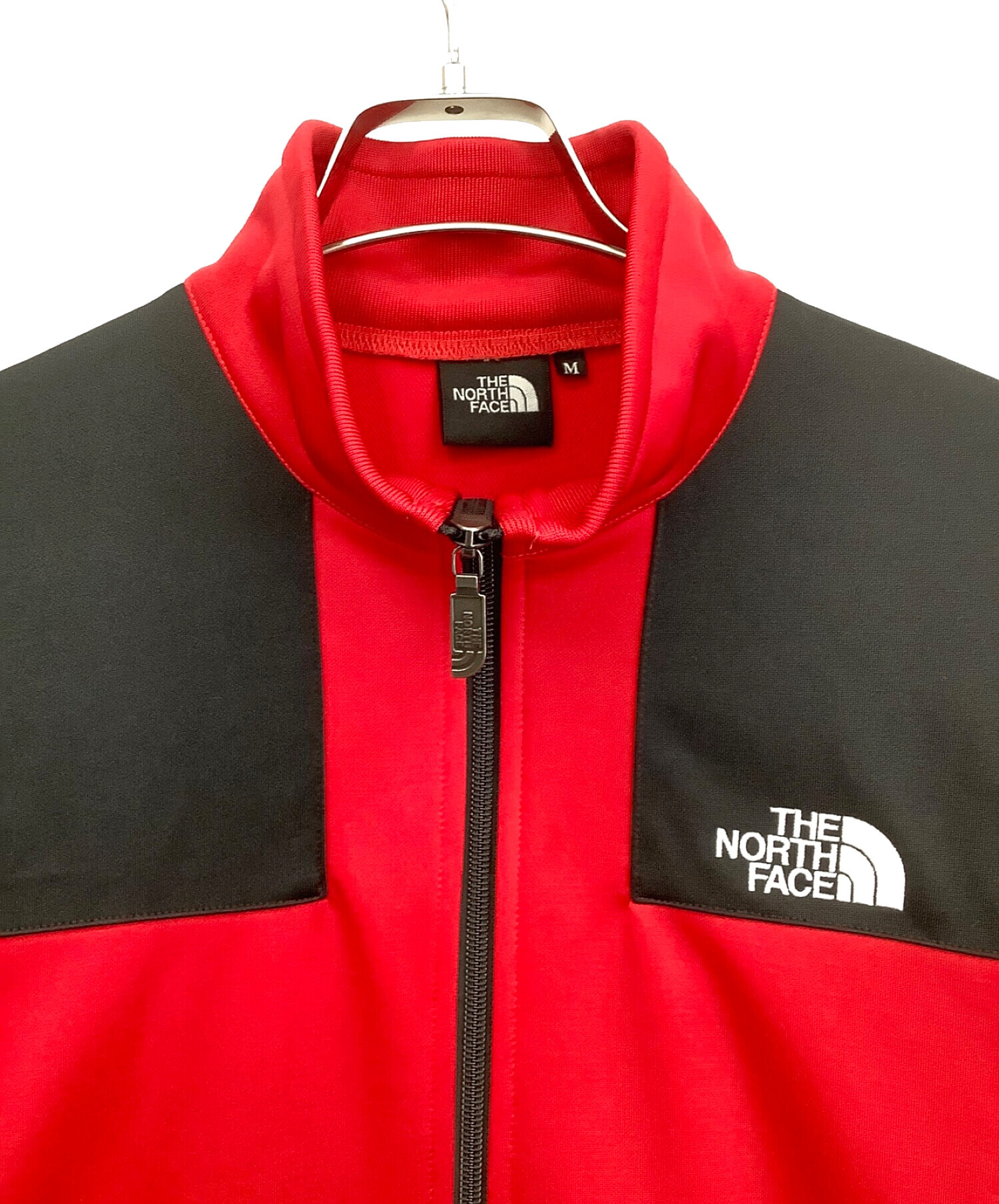 THE NORTH FACE (ザ ノース フェイス) Jersey Jacket/ジャージジャケット レッド×ブラック サイズ:M