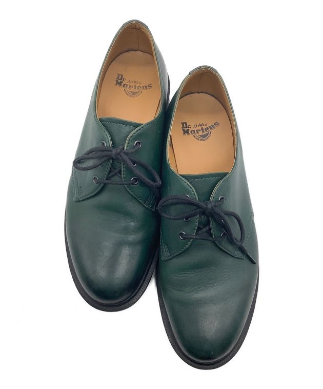 低価格Dr.Martens 3ホールシューズ GREEN UK8ドクターマーチン 靴