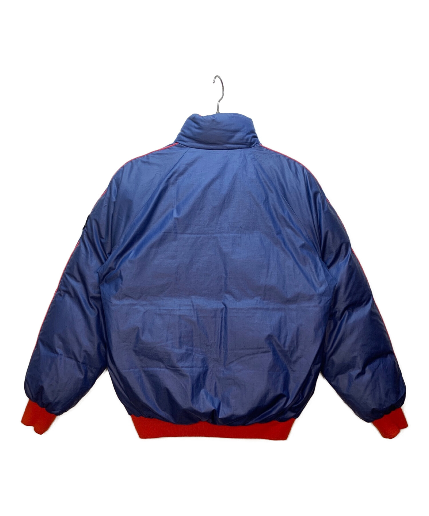 MONCLER (モンクレール) リバーシブルダウンジャケット ブルー×レッド サイズ:胸囲94 身長170