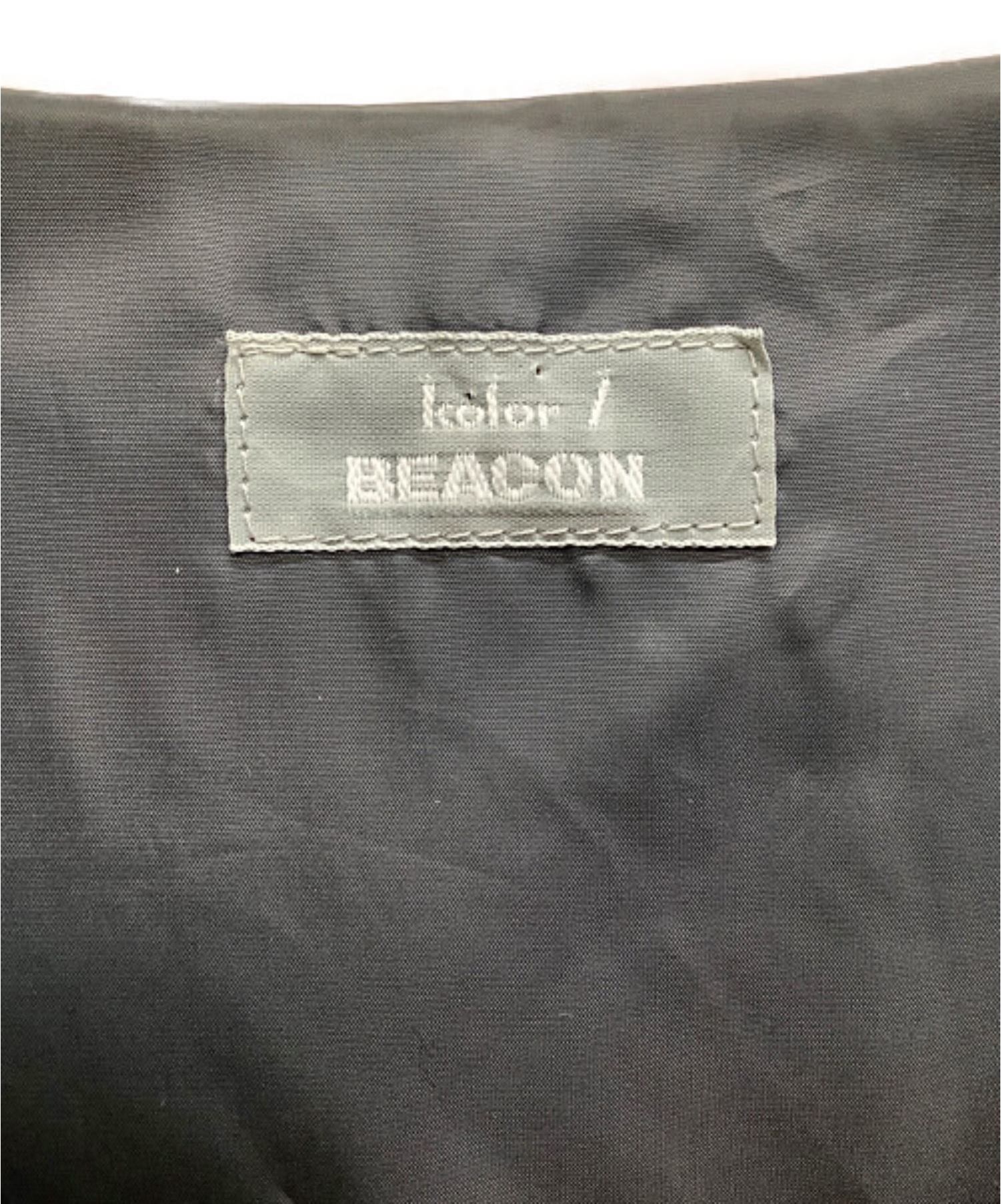 kolor/BEACON (カラービーコン) ダウンベスト・ウールジャケットセット グレー×ブラウン サイズ:3